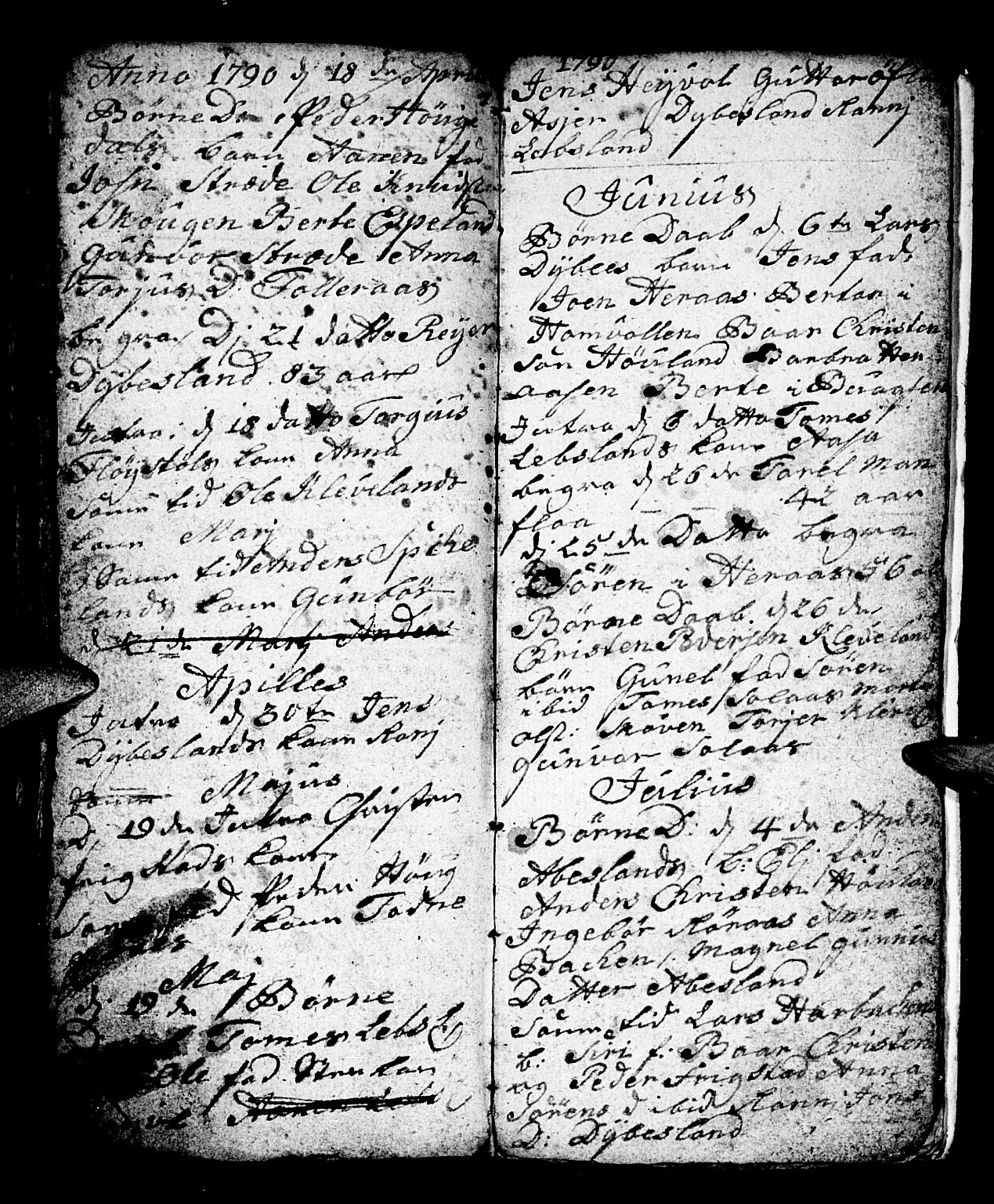 Bjelland sokneprestkontor, AV/SAK-1111-0005/F/Fb/Fbb/L0001: Parish register (copy) no. B 1, 1732-1782, p. 120