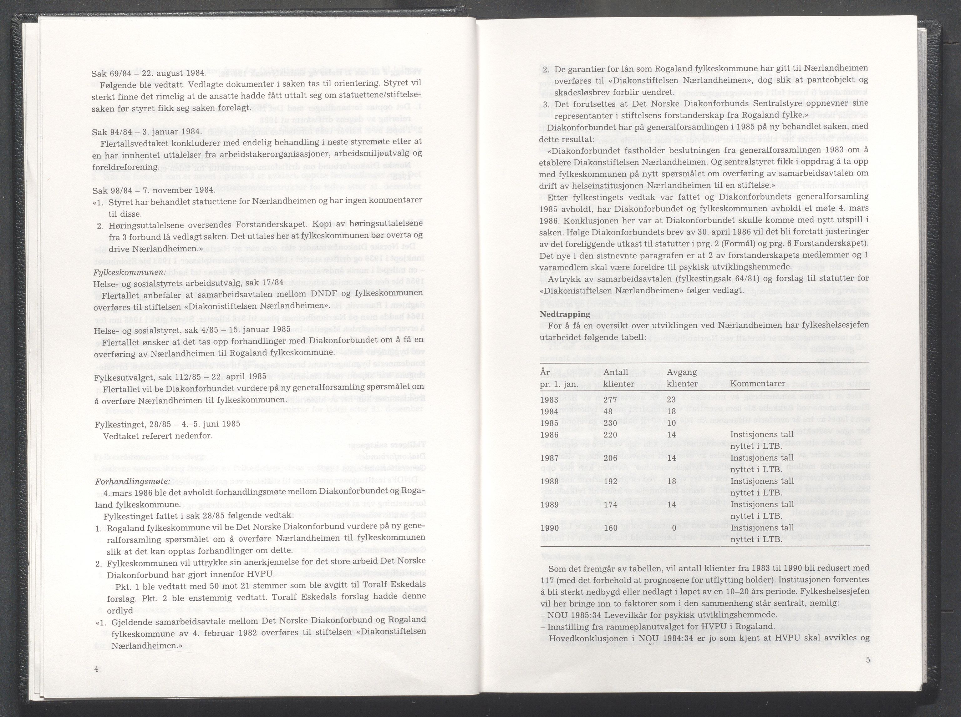 Rogaland fylkeskommune - Fylkesrådmannen , IKAR/A-900/A/Aa/Aaa/L0107: Møtebok , 1987, p. 4-5