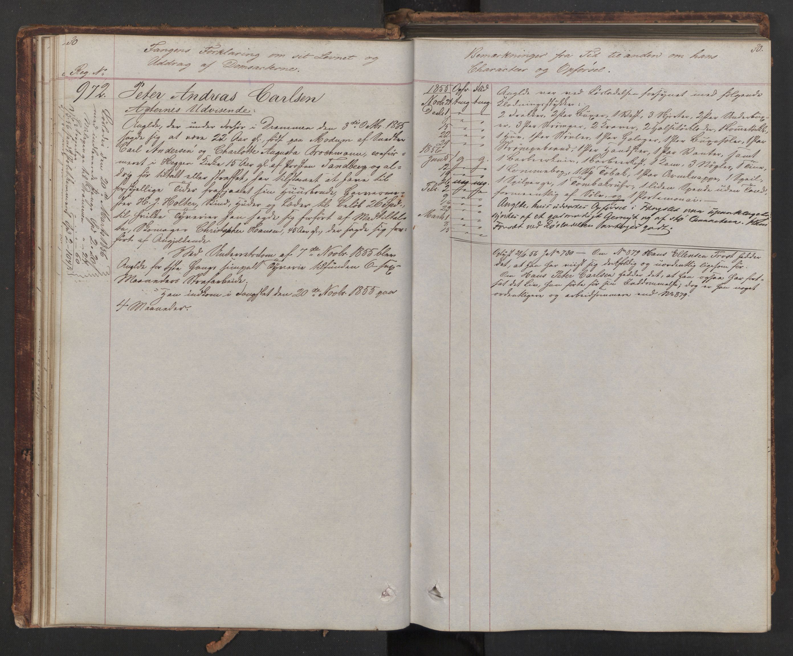 Botsfengslet, AV/RA-S-1539/D/Db/Dbb/L0004: 939a - 271b, 1855-1857, p. 30