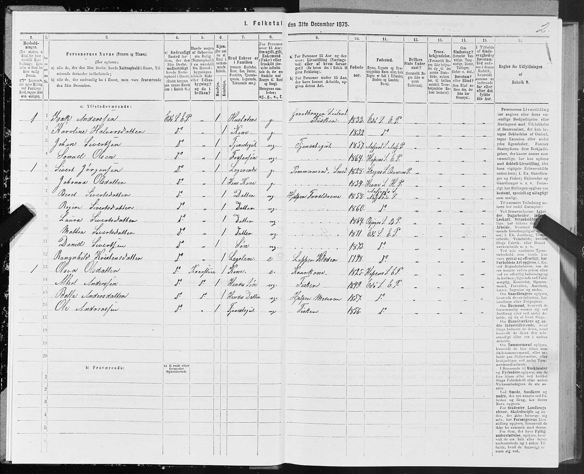 SAT, 1875 census for 1573P Edøy, 1875, p. 2002