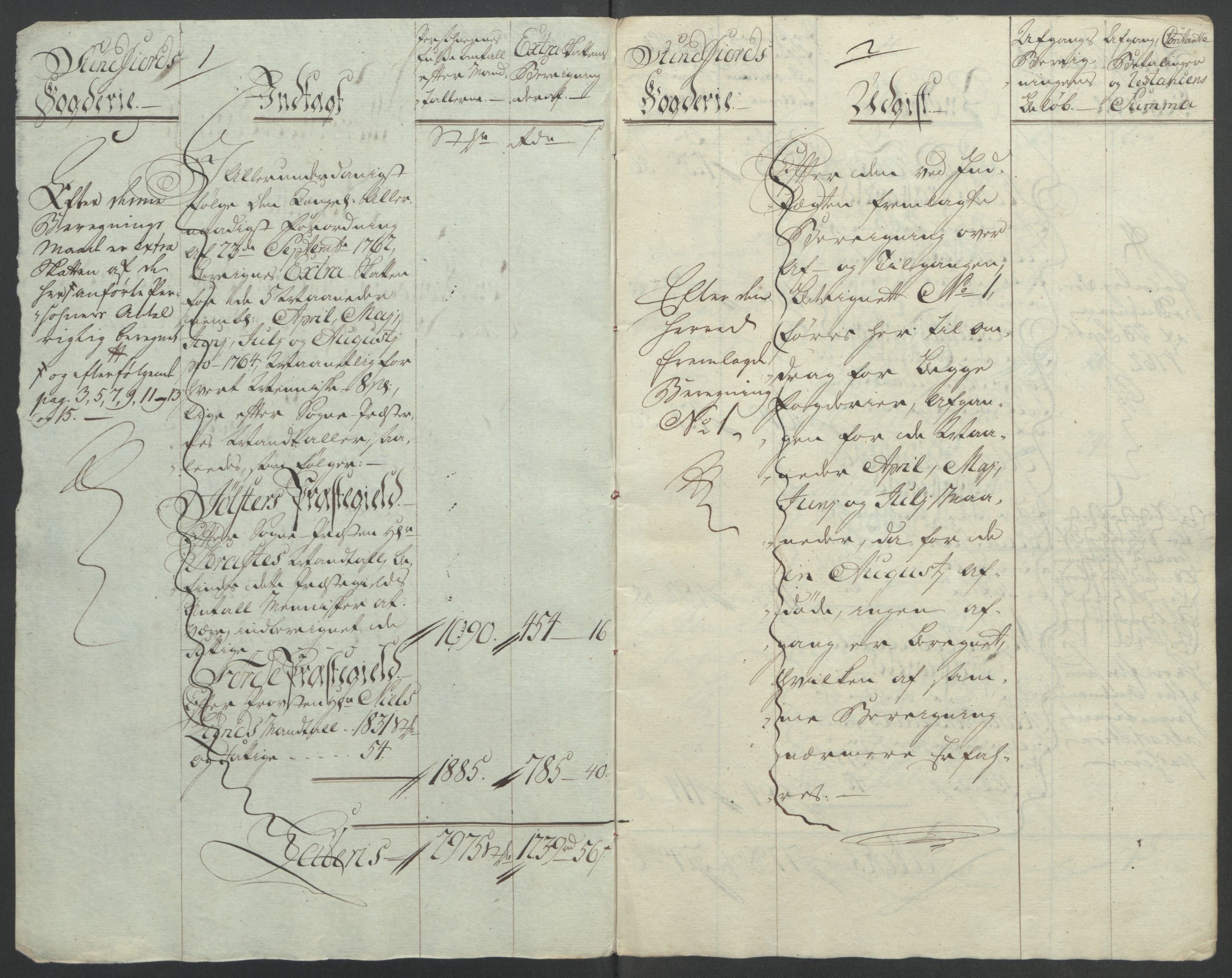 Rentekammeret inntil 1814, Reviderte regnskaper, Fogderegnskap, RA/EA-4092/R53/L3550: Ekstraskatten Sunn- og Nordfjord, 1762-1771, p. 93