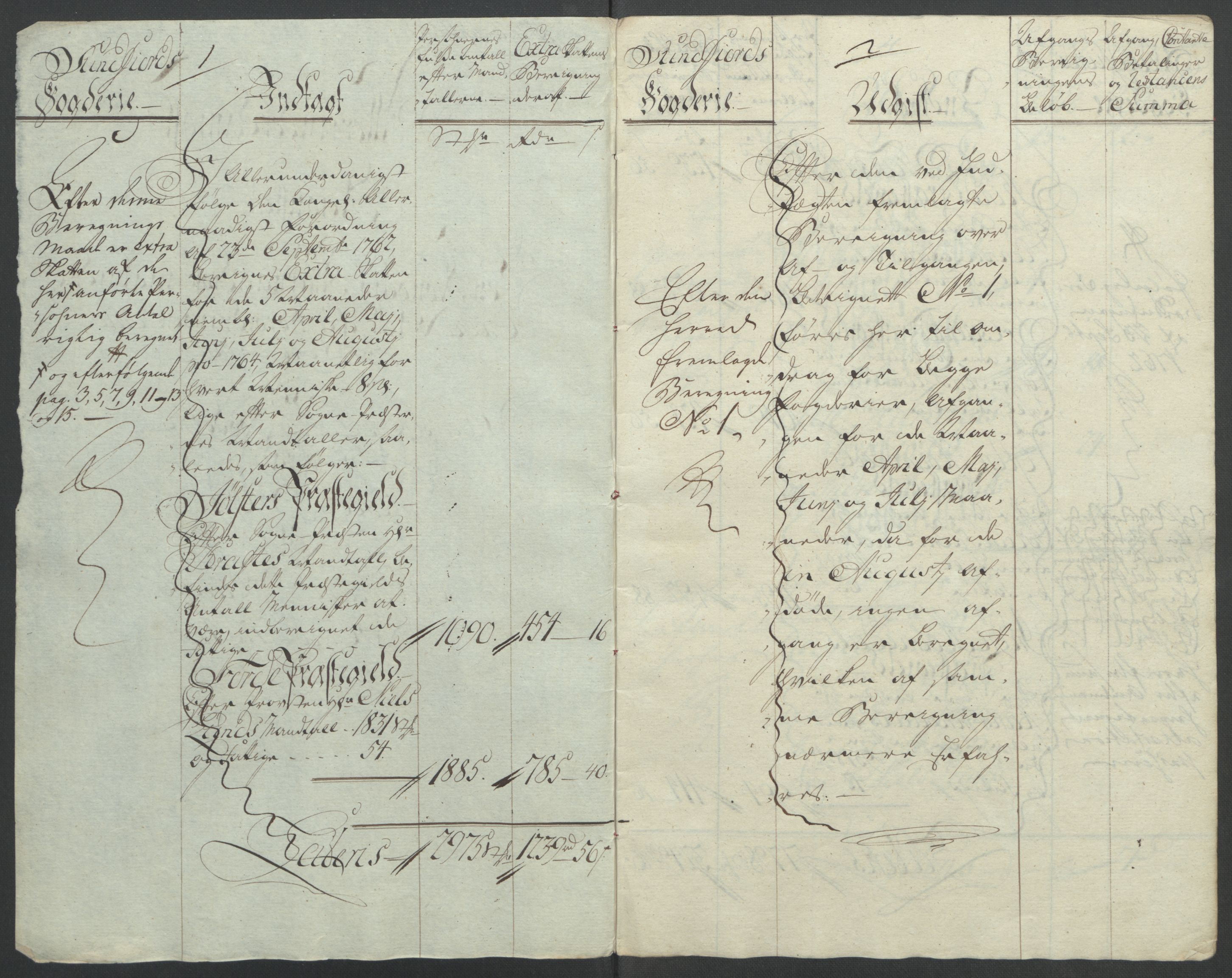 Rentekammeret inntil 1814, Reviderte regnskaper, Fogderegnskap, AV/RA-EA-4092/R53/L3550: Ekstraskatten Sunn- og Nordfjord, 1762-1771, p. 93