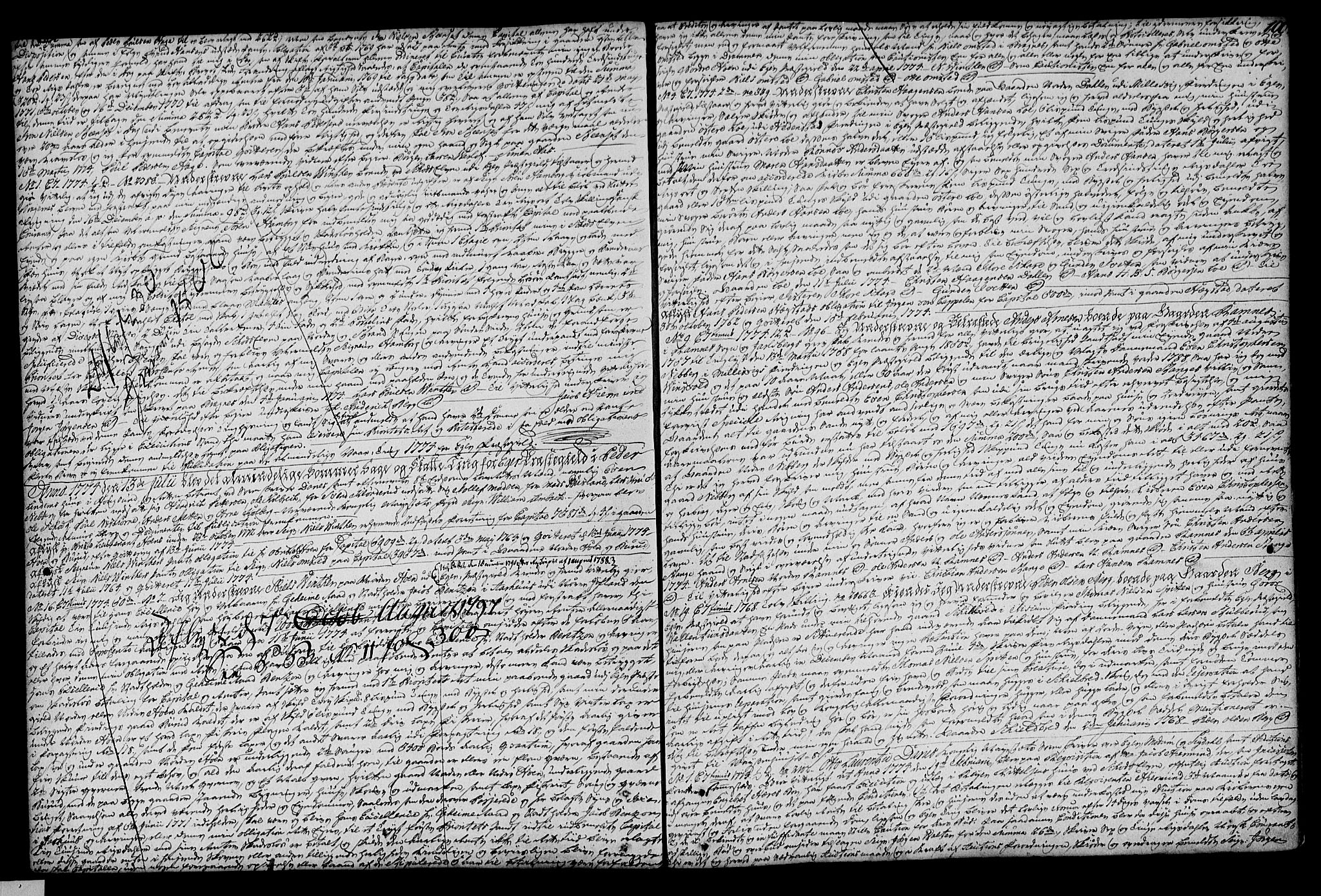 Eiker, Modum og Sigdal sorenskriveri, SAKO/A-123/G/Ga/Gaa/L0004a: Mortgage book no. I 4a, 1770-1779, p. 100