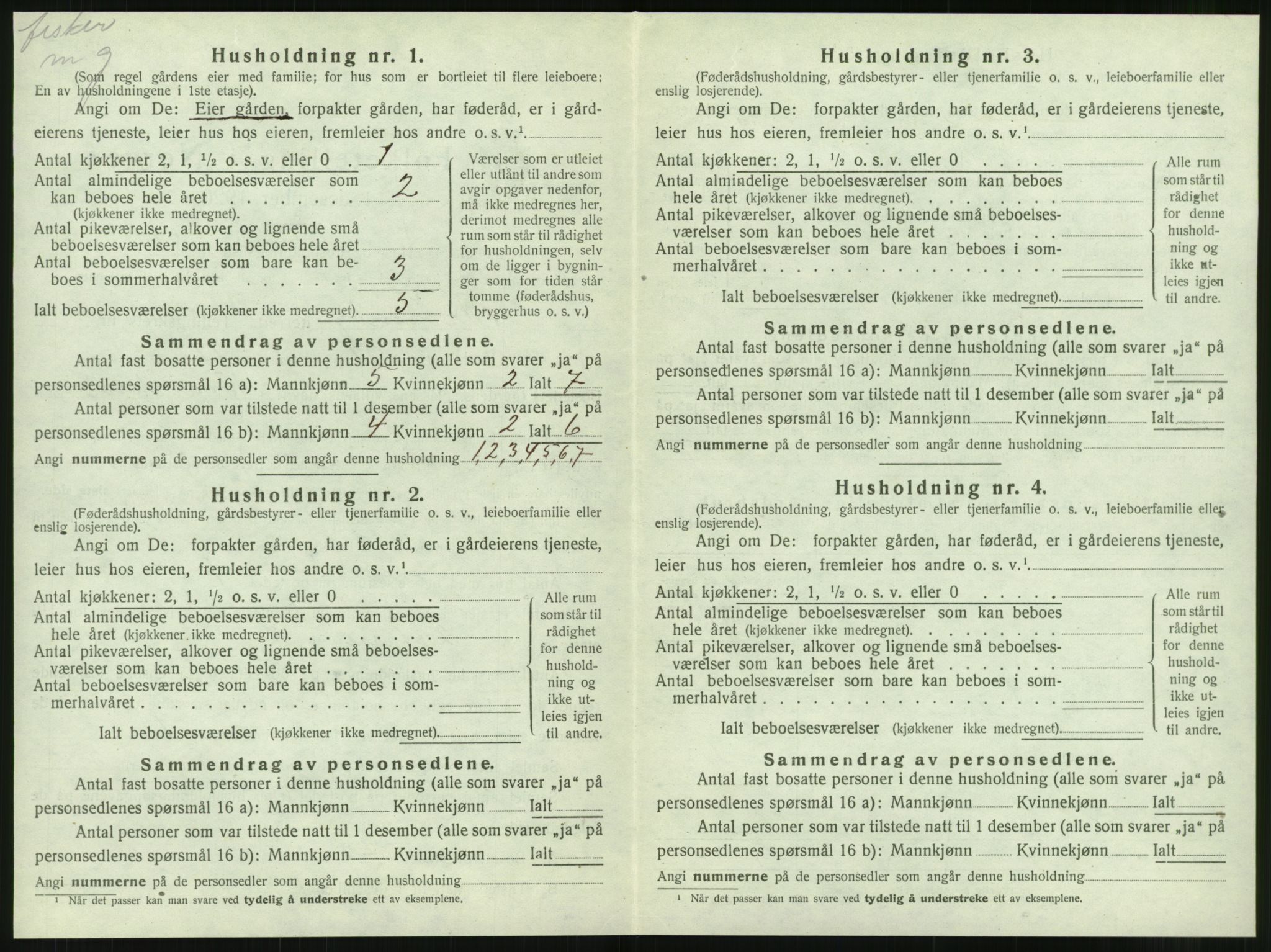 SAT, 1920 census for Brønnøy, 1920, p. 959