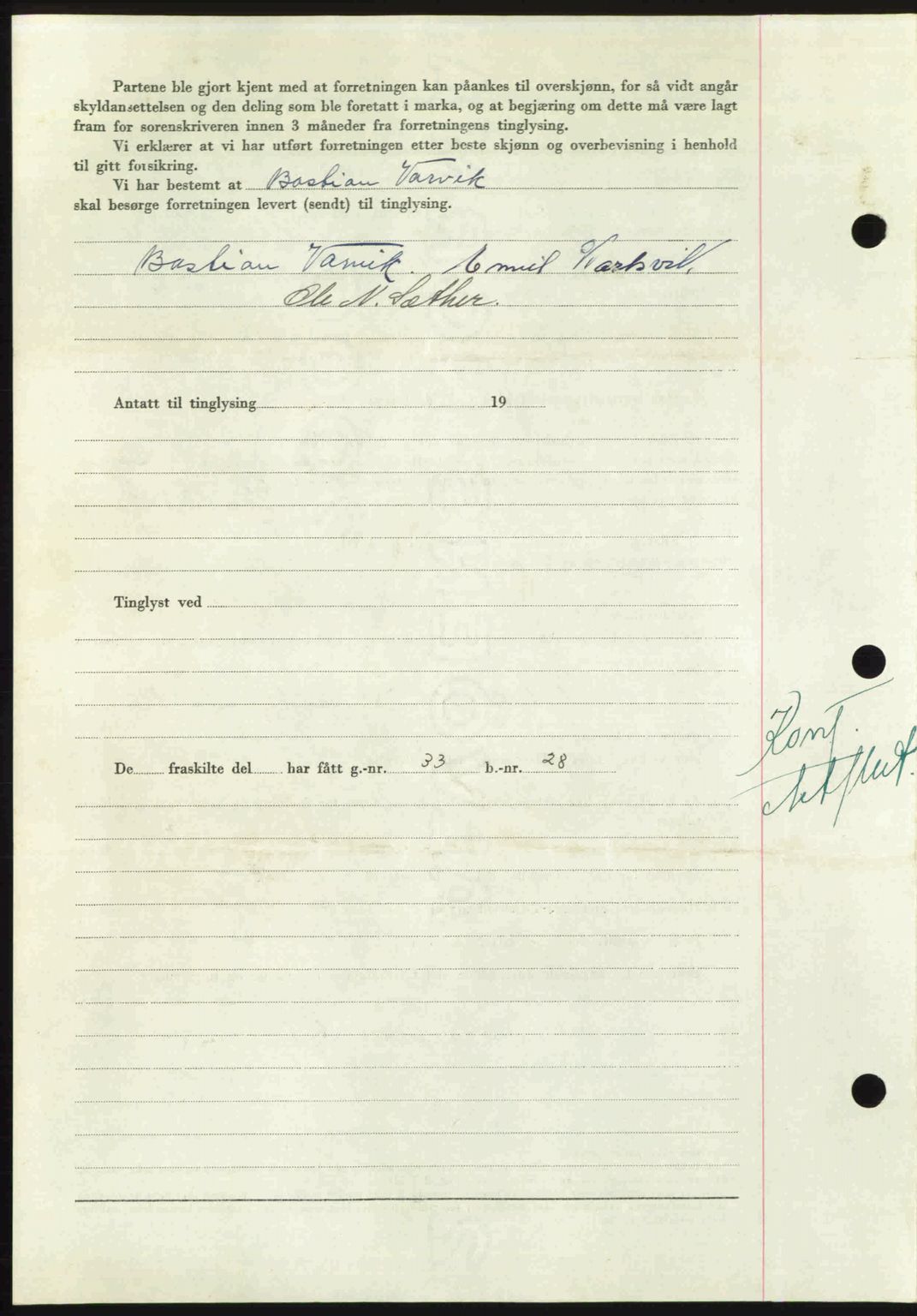 Nordmøre sorenskriveri, AV/SAT-A-4132/1/2/2Ca: Mortgage book no. A115, 1950-1950, Diary no: : 1502/1950