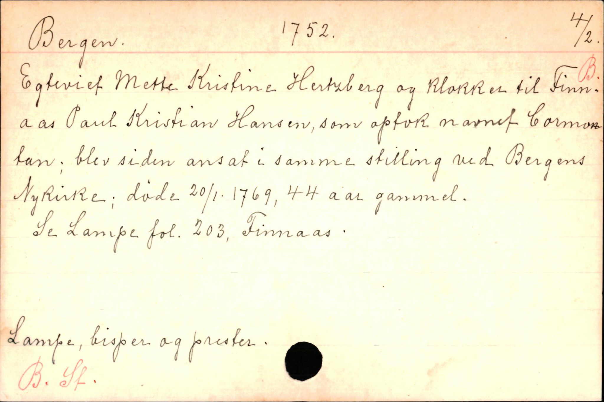 Haugen, Johannes - lærer, AV/SAB-SAB/PA-0036/01/L0001: Om klokkere og lærere, 1521-1904, p. 1115