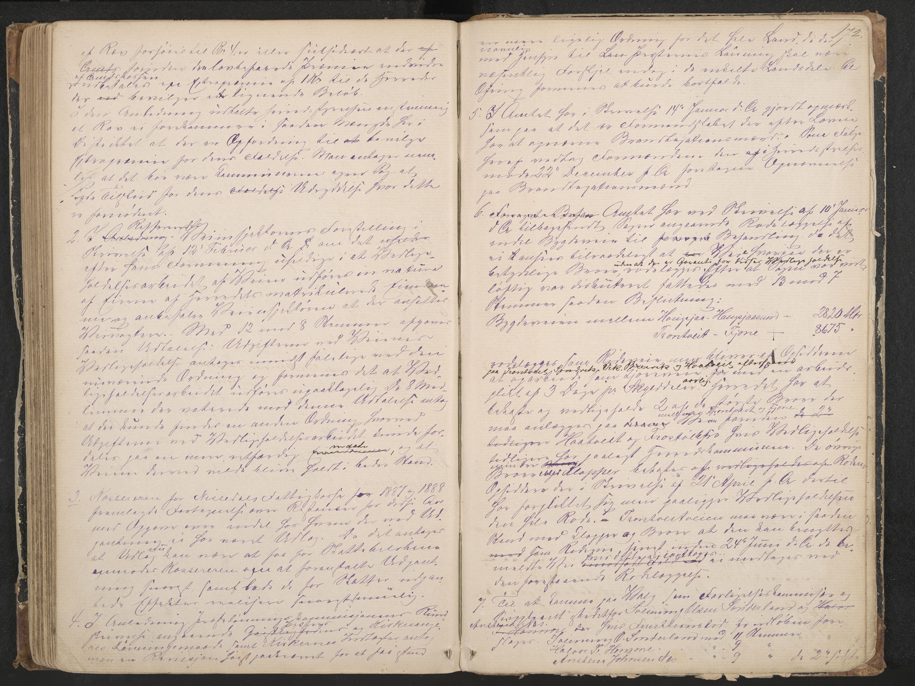 Nissedal formannskap og sentraladministrasjon, IKAK/0830021-1/A/L0002: Møtebok, 1870-1892, p. 172