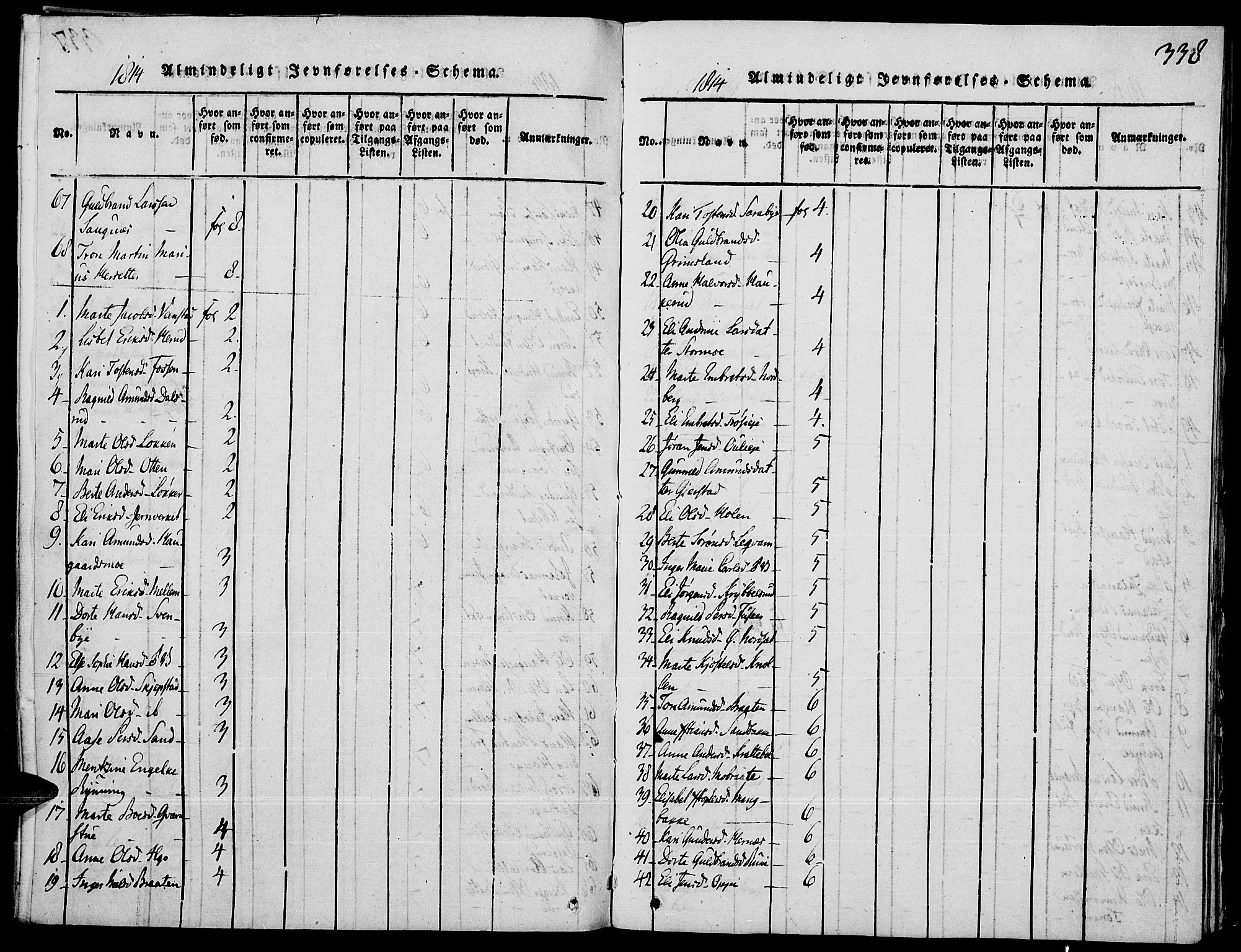 Strøm-Odalen prestekontor, AV/SAH-PREST-028/H/Ha/Haa/L0006: Parish register (official) no. 6, 1814-1850, p. 338