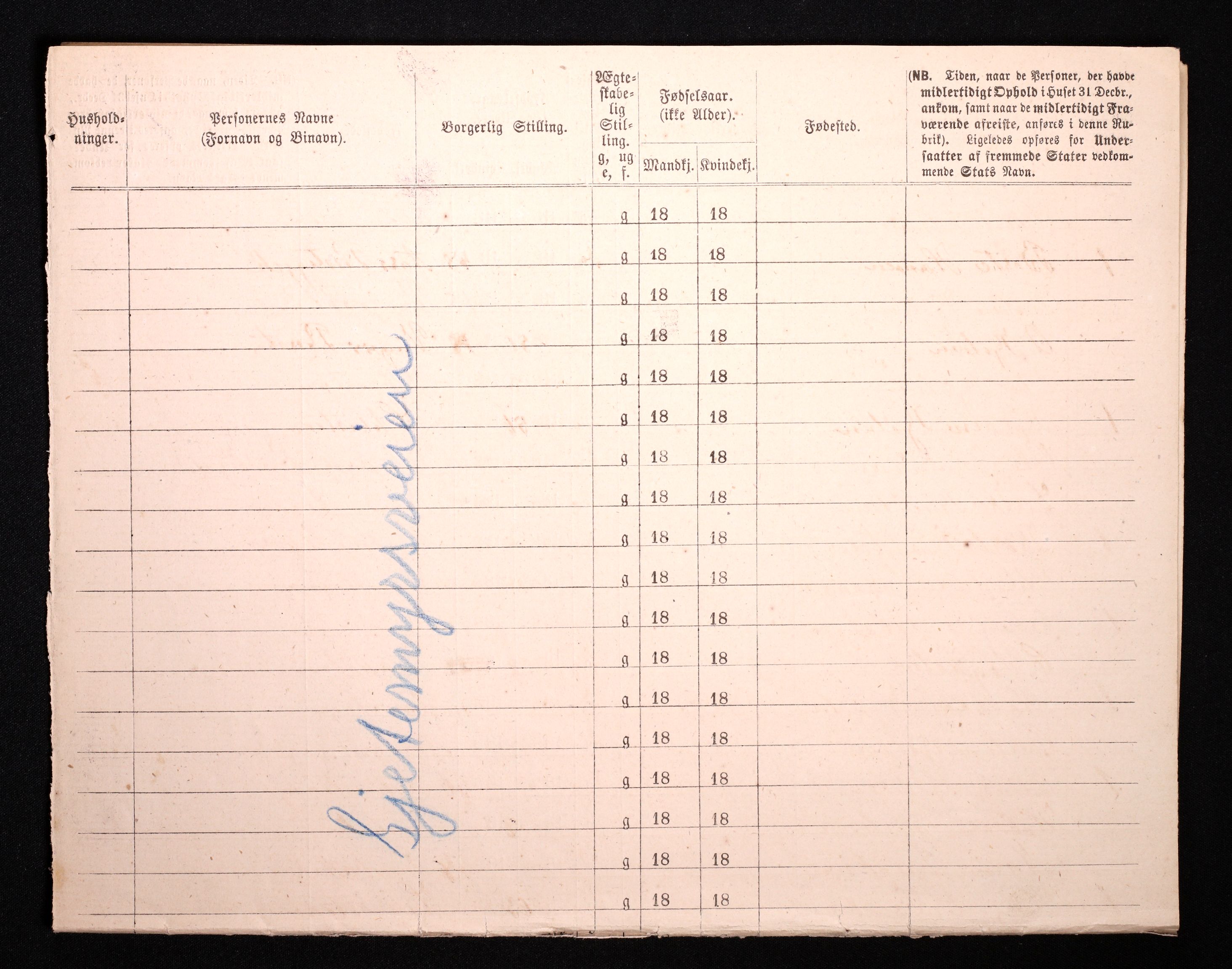 RA, 1870 census for 0301 Kristiania, 1870, p. 1080