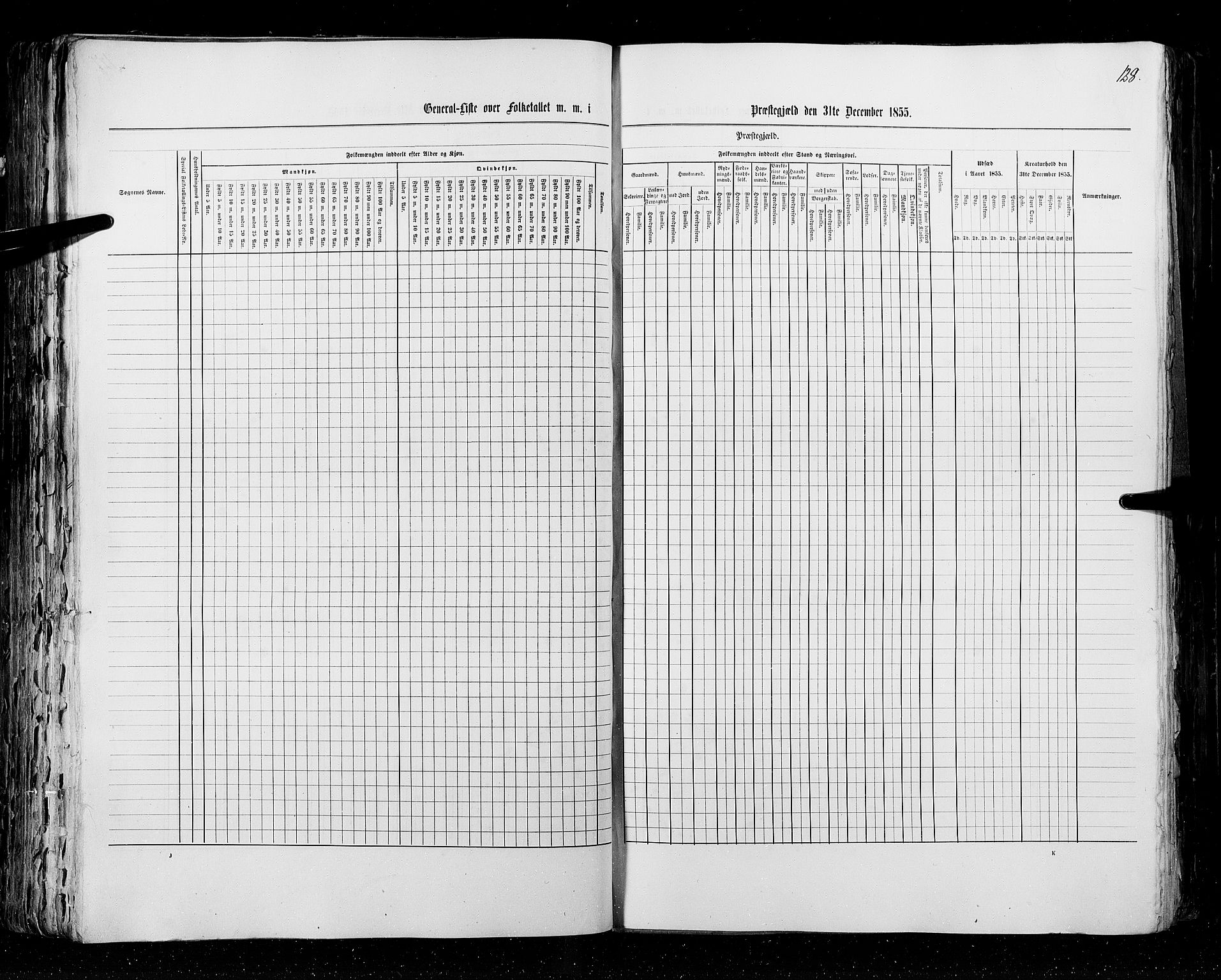 RA, Census 1855, vol. 2: Kristians amt, Buskerud amt og Jarlsberg og Larvik amt, 1855, p. 128