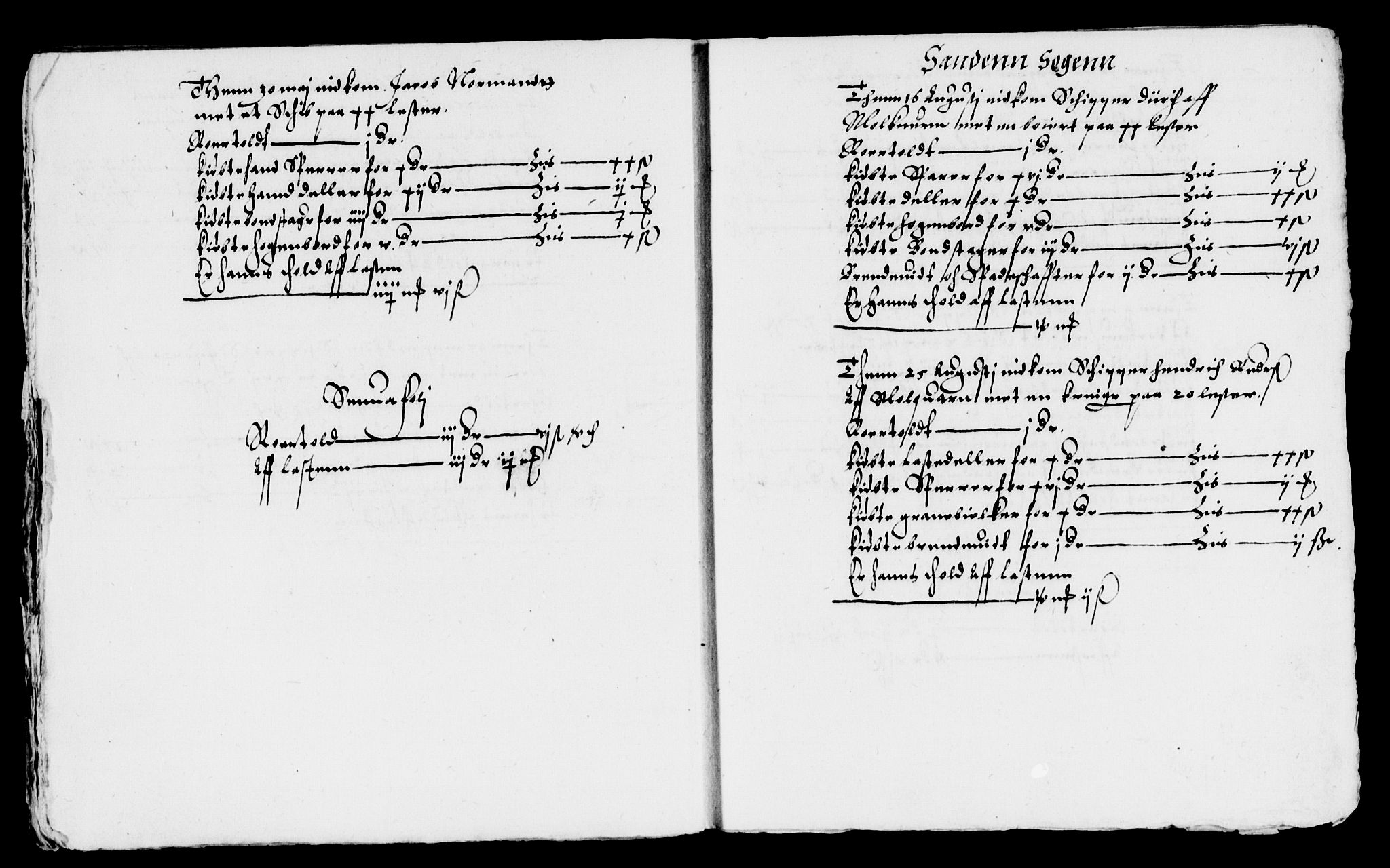 Rentekammeret inntil 1814, Reviderte regnskaper, Lensregnskaper, AV/RA-EA-5023/R/Rb/Rbo/L0001: Tønsberg len, 1584-1612