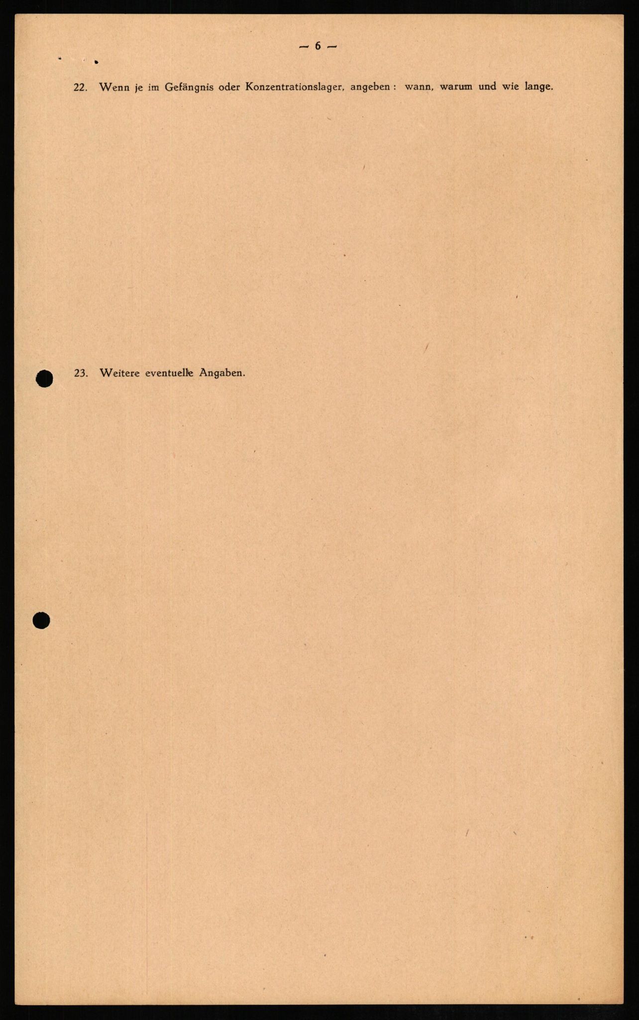 Forsvaret, Forsvarets overkommando II, AV/RA-RAFA-3915/D/Db/L0010: CI Questionaires. Tyske okkupasjonsstyrker i Norge. Tyskere., 1945-1946, p. 470