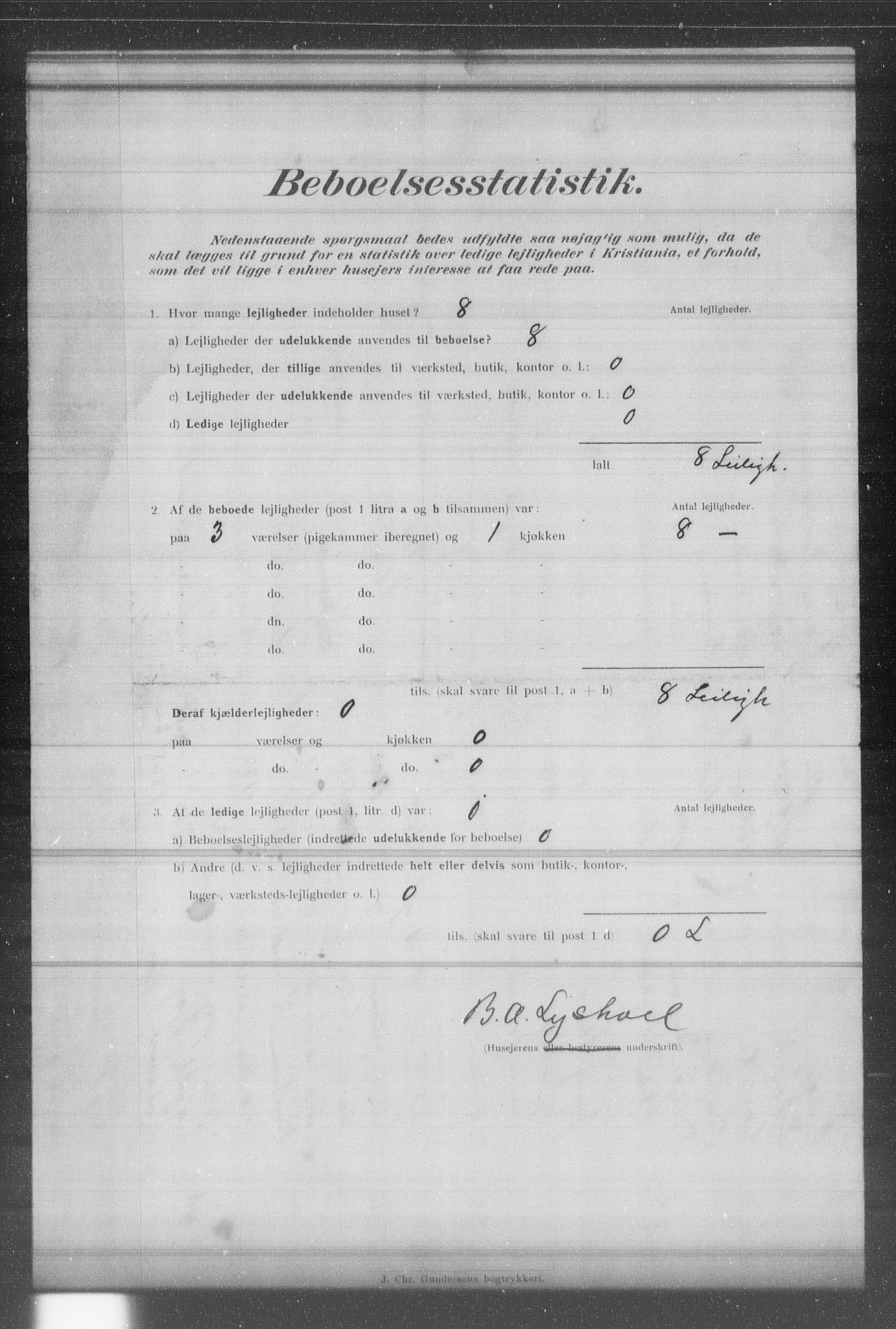 OBA, Municipal Census 1902 for Kristiania, 1902, p. 14145