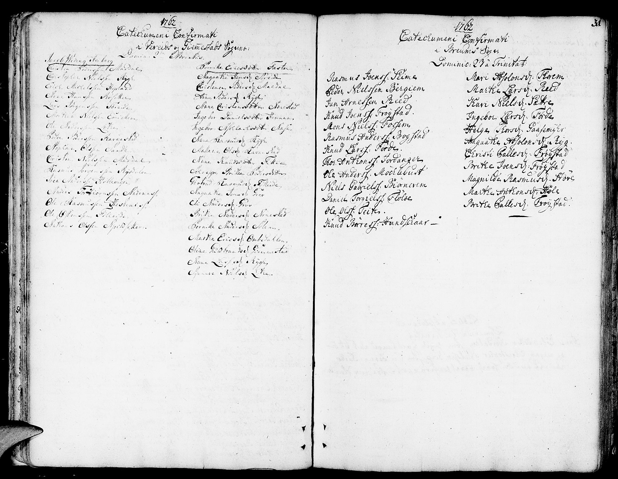 Gloppen sokneprestembete, SAB/A-80101/H/Haa/Haaa/L0004: Parish register (official) no. A 4, 1758-1784, p. 31