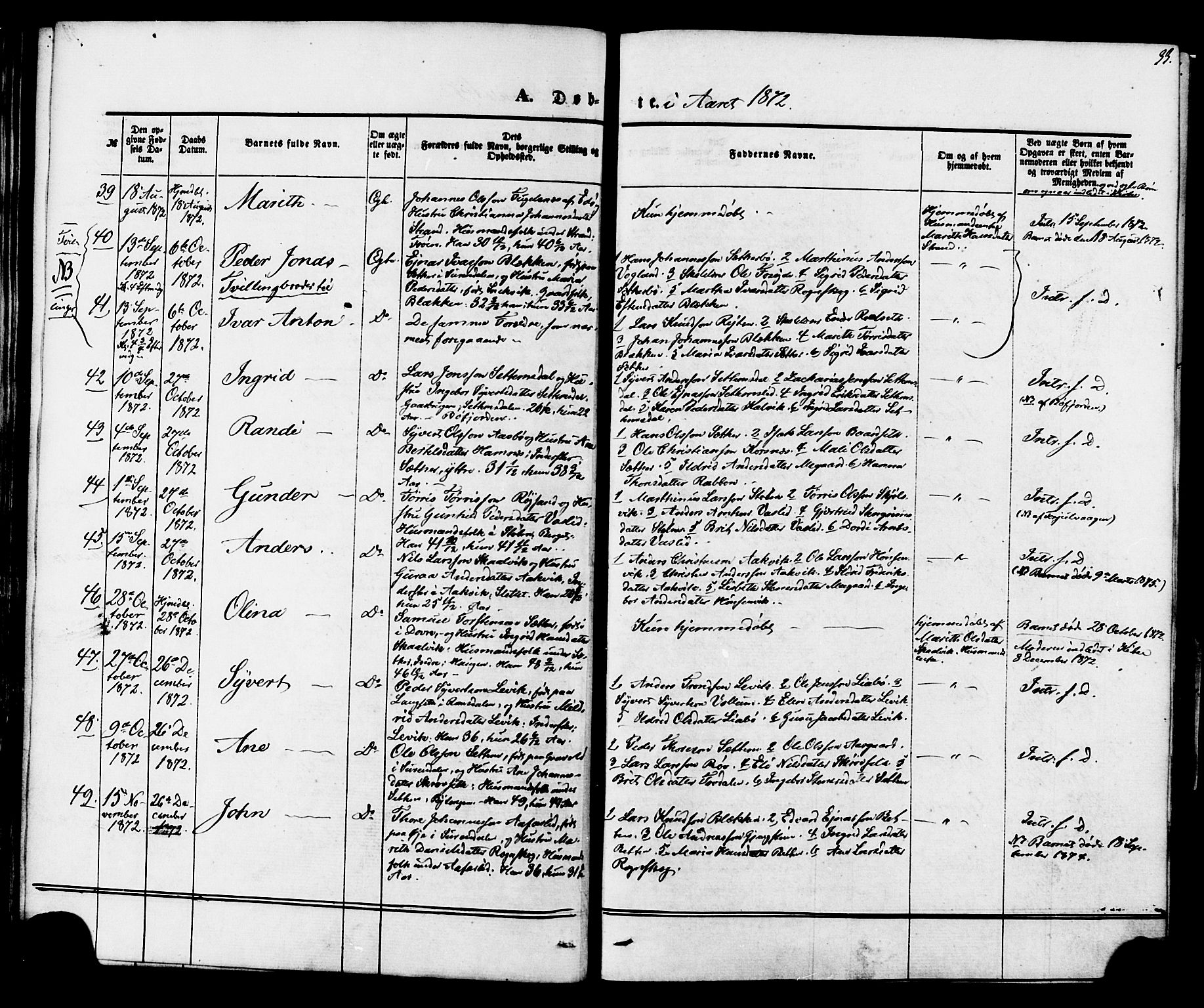 Ministerialprotokoller, klokkerbøker og fødselsregistre - Møre og Romsdal, AV/SAT-A-1454/576/L0884: Parish register (official) no. 576A02, 1865-1879, p. 33