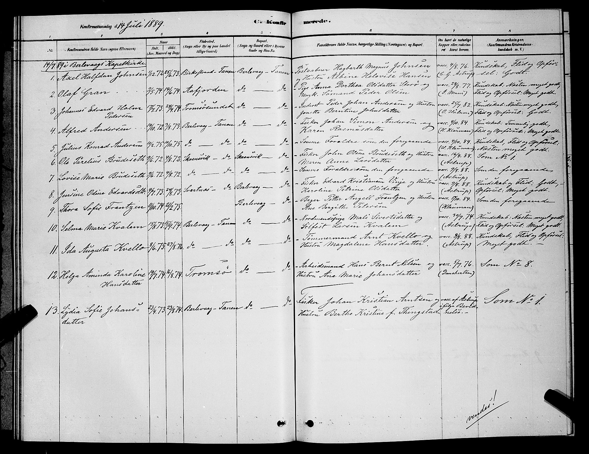 Tana sokneprestkontor, AV/SATØ-S-1334/H/Hb/L0003klokker: Parish register (copy) no. 3, 1878-1890