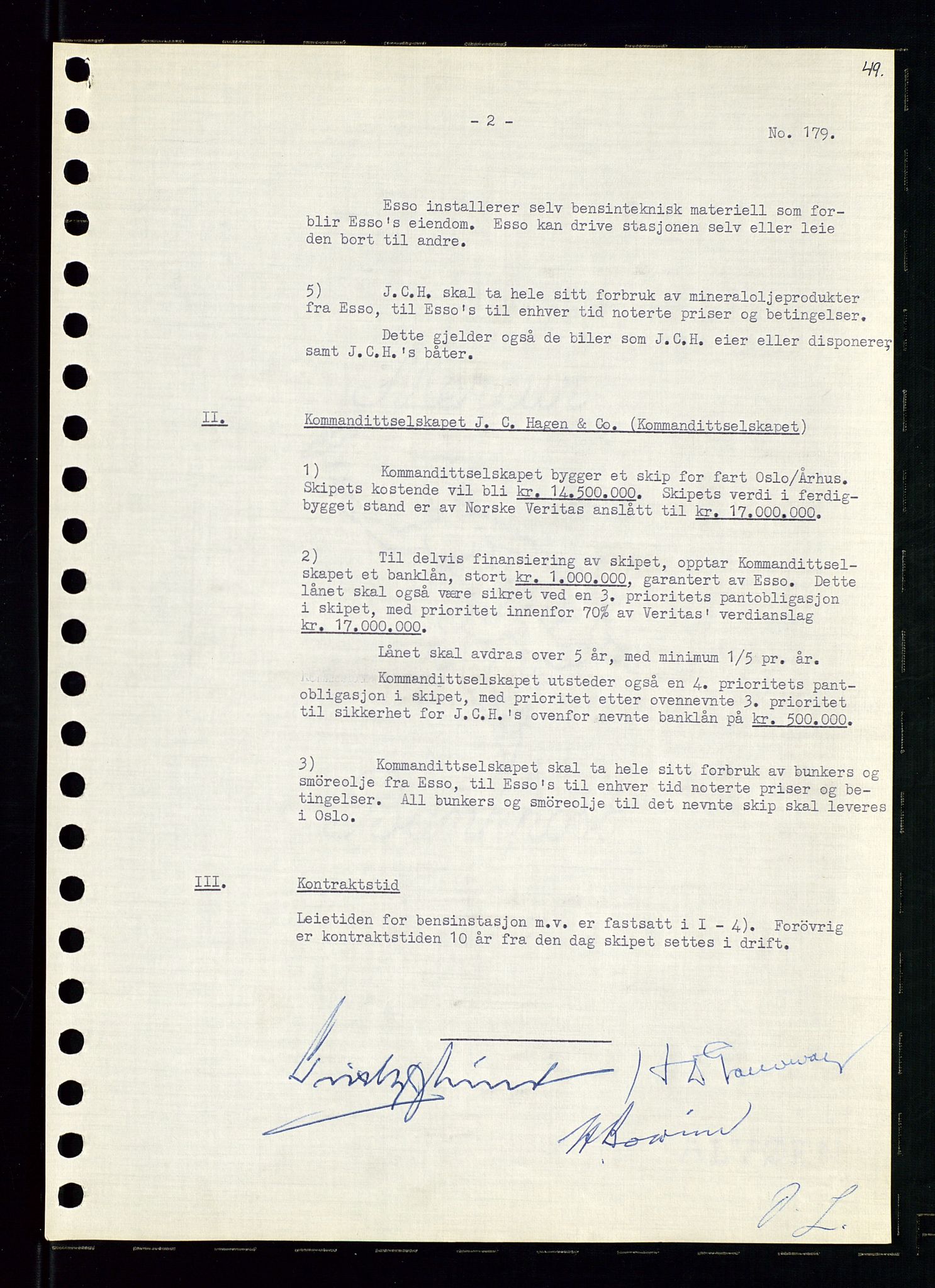Pa 0982 - Esso Norge A/S, AV/SAST-A-100448/A/Aa/L0001/0002: Den administrerende direksjon Board minutes (styrereferater) / Den administrerende direksjon Board minutes (styrereferater), 1960-1961, p. 96