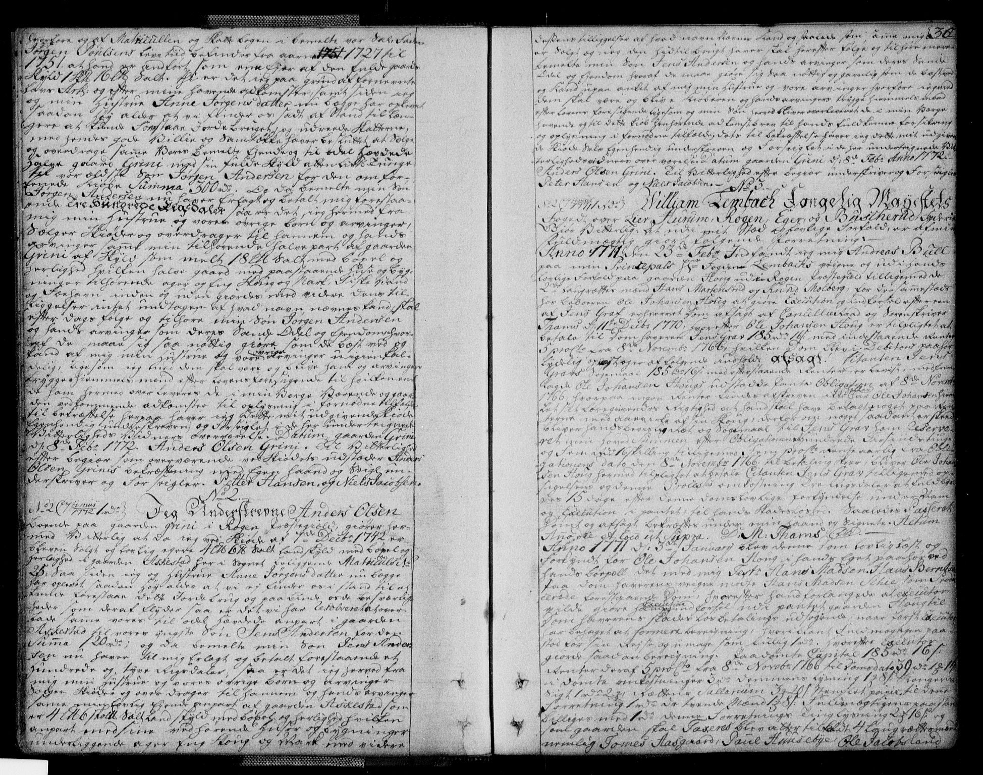 Lier, Røyken og Hurum sorenskriveri, AV/SAKO-A-89/G/Ga/Gaa/L0004a: Mortgage book no. IVa, 1771-1779, p. 30