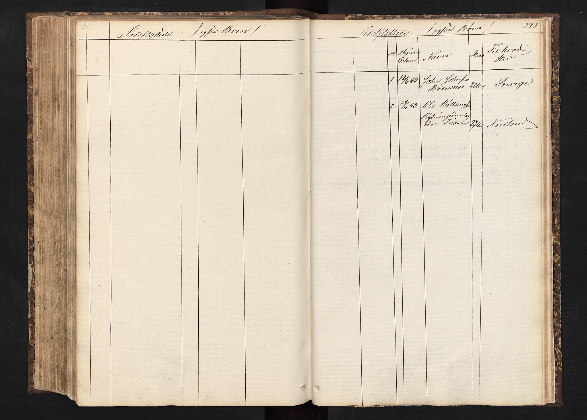 Alvdal prestekontor, SAH/PREST-060/H/Ha/Hab/L0001: Parish register (copy) no. 1, 1857-1893, p. 273