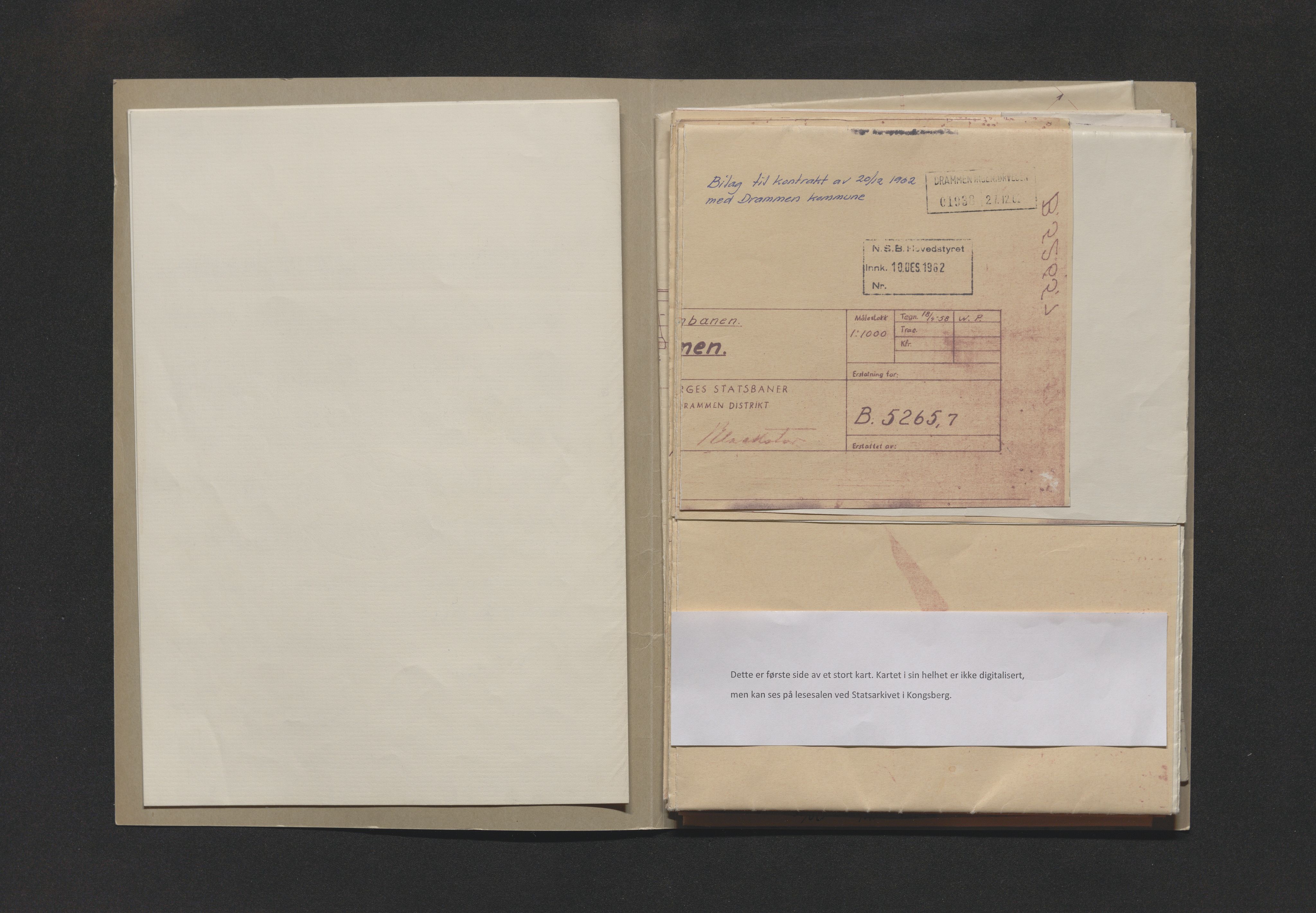 Norges Statsbaner Drammen distrikt (NSB), SAKO/A-30/F/Fe/Fee/L0001: Planoverganger og underganger Drammenbanen, Randsfjordbanen, Numedalsbanen og Sørlandsbanen, 1871-1989, p. 114