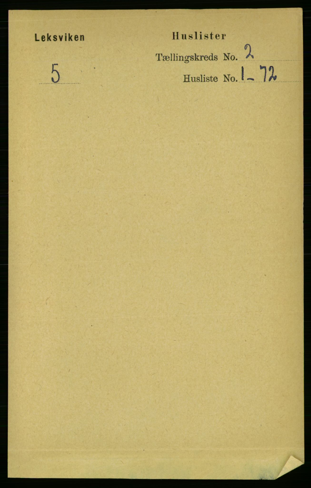RA, 1891 census for 1718 Leksvik, 1891, p. 594