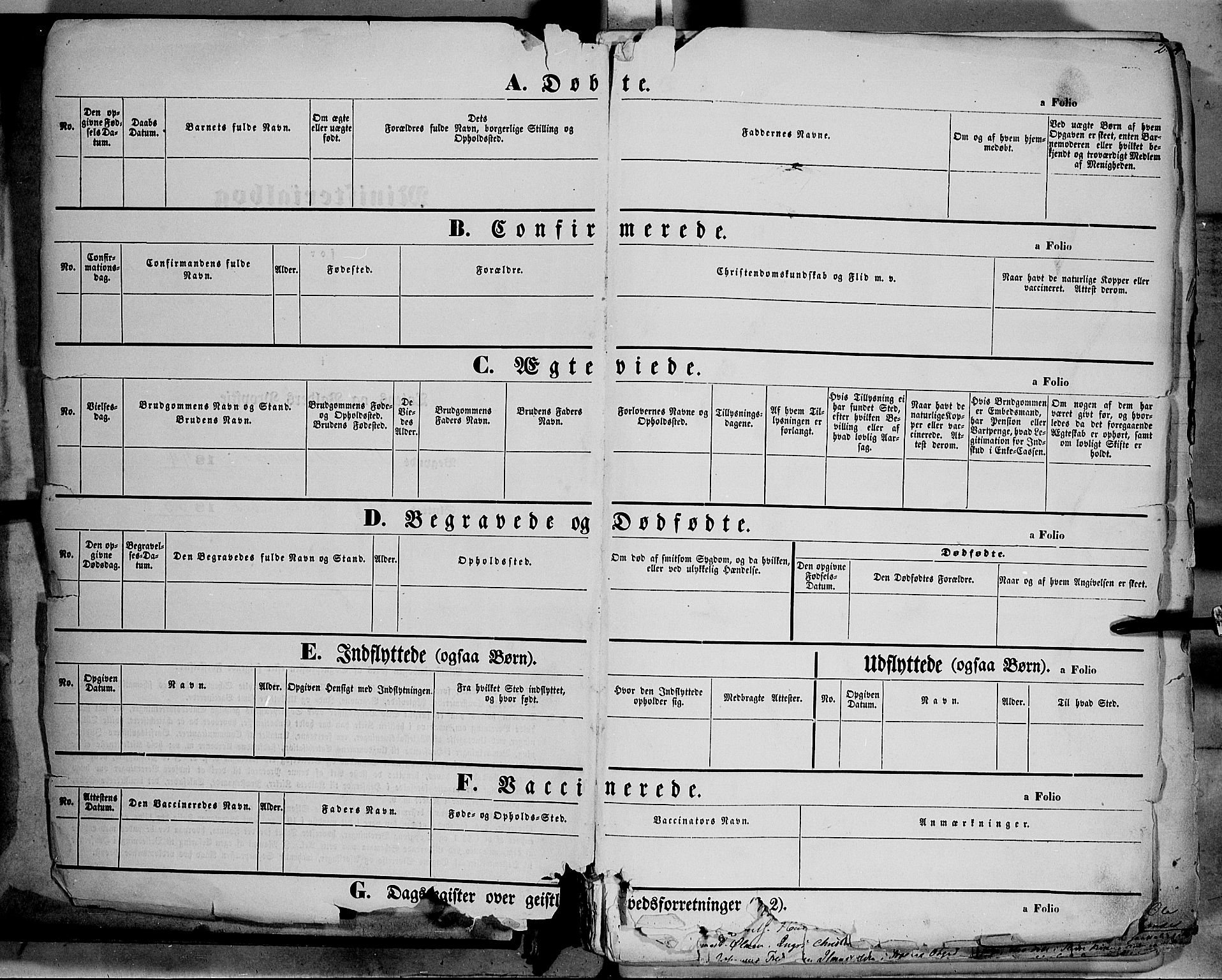 Vestre Slidre prestekontor, AV/SAH-PREST-136/H/Ha/Haa/L0001: Parish register (official) no. 1, 1844-1855