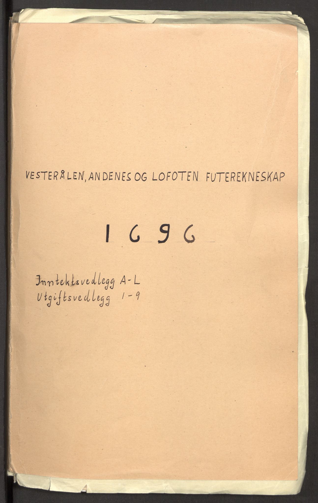 Rentekammeret inntil 1814, Reviderte regnskaper, Fogderegnskap, RA/EA-4092/R67/L4678: Fogderegnskap Vesterålen, Andenes og Lofoten, 1696-1708, p. 2