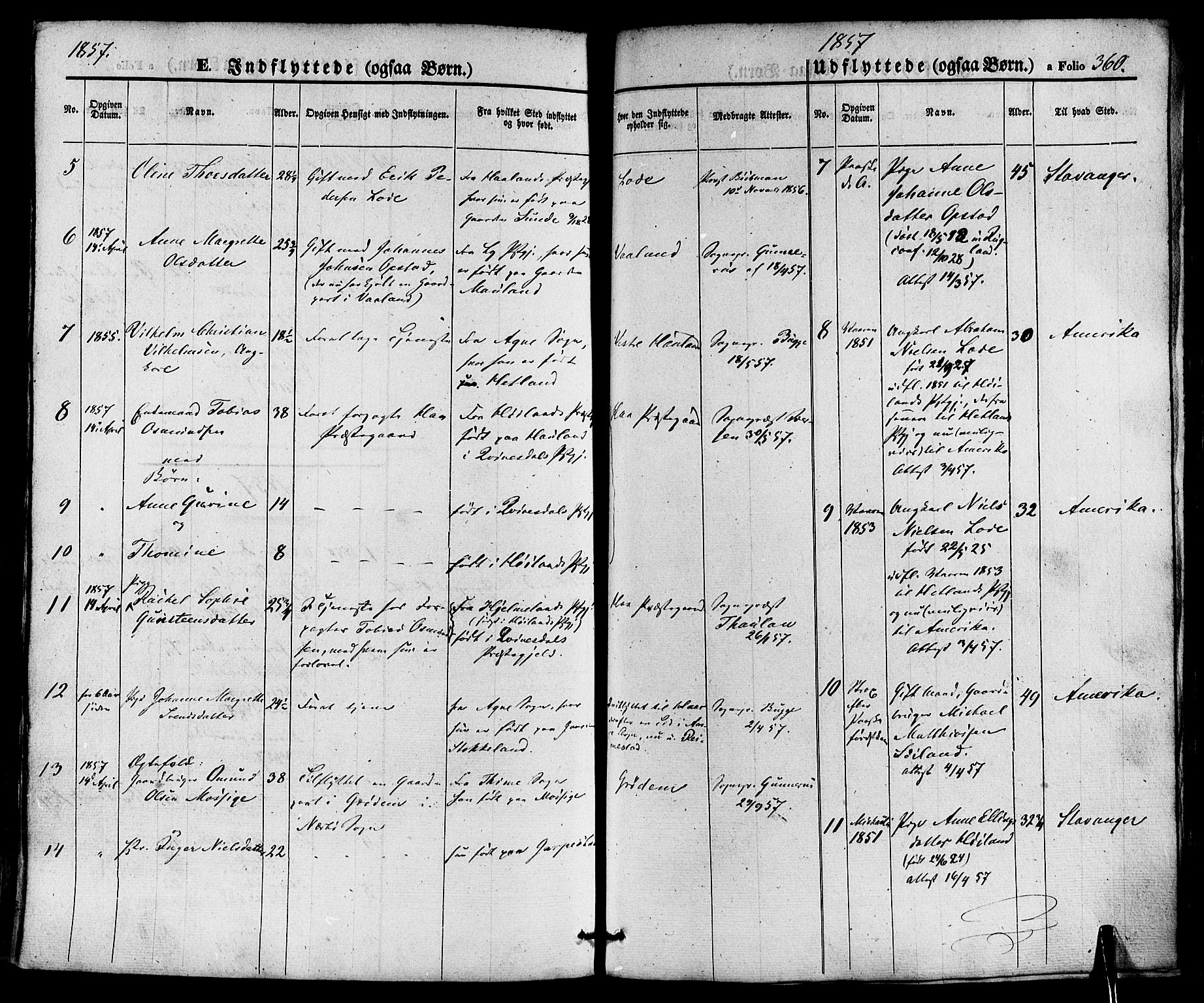 Hå sokneprestkontor, AV/SAST-A-101801/001/30BA/L0008: Parish register (official) no. A 7, 1853-1878, p. 360