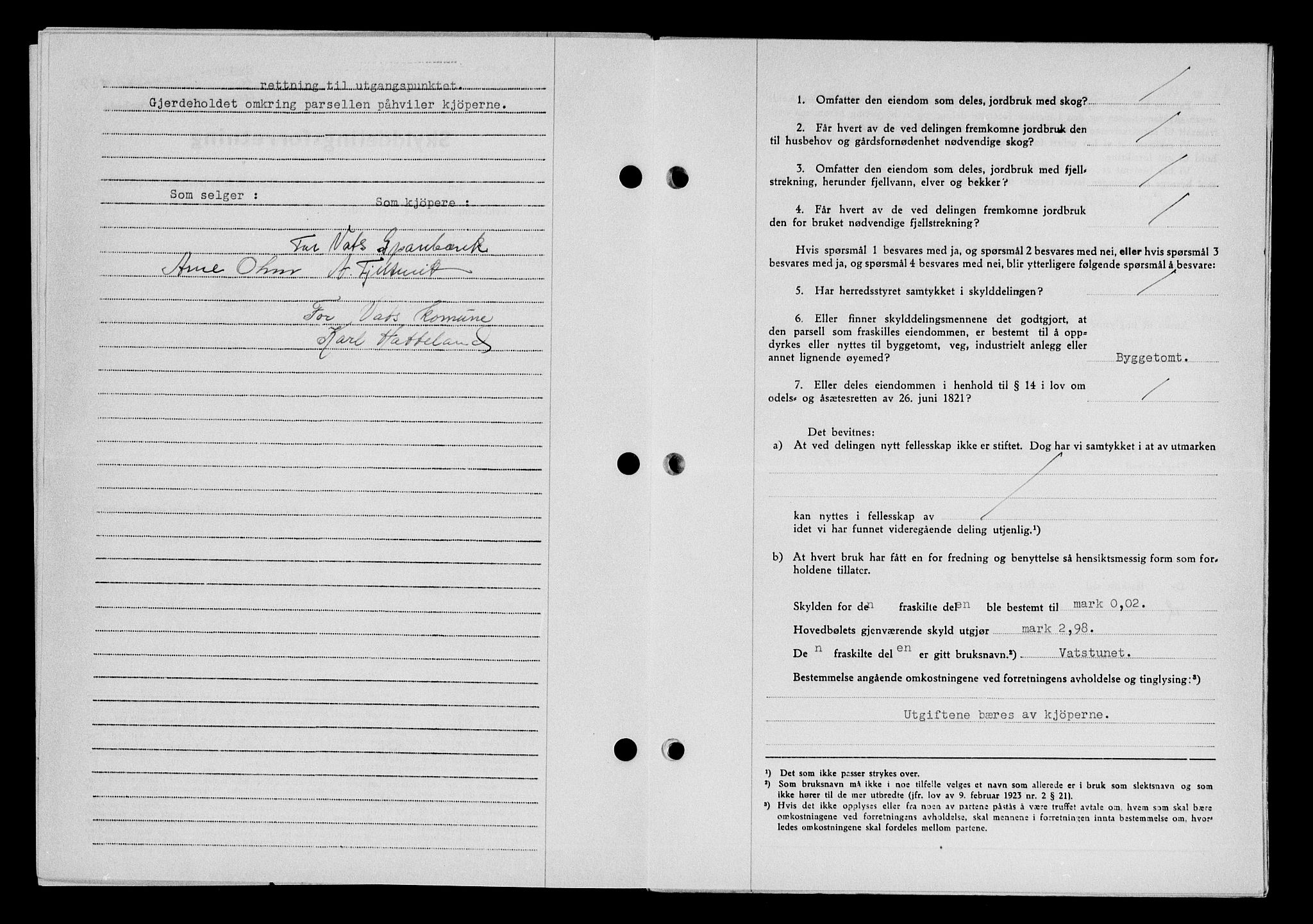 Karmsund sorenskriveri, AV/SAST-A-100311/01/II/IIB/L0125: Mortgage book no. 105A, 1957-1957, Diary no: : 2060/1957