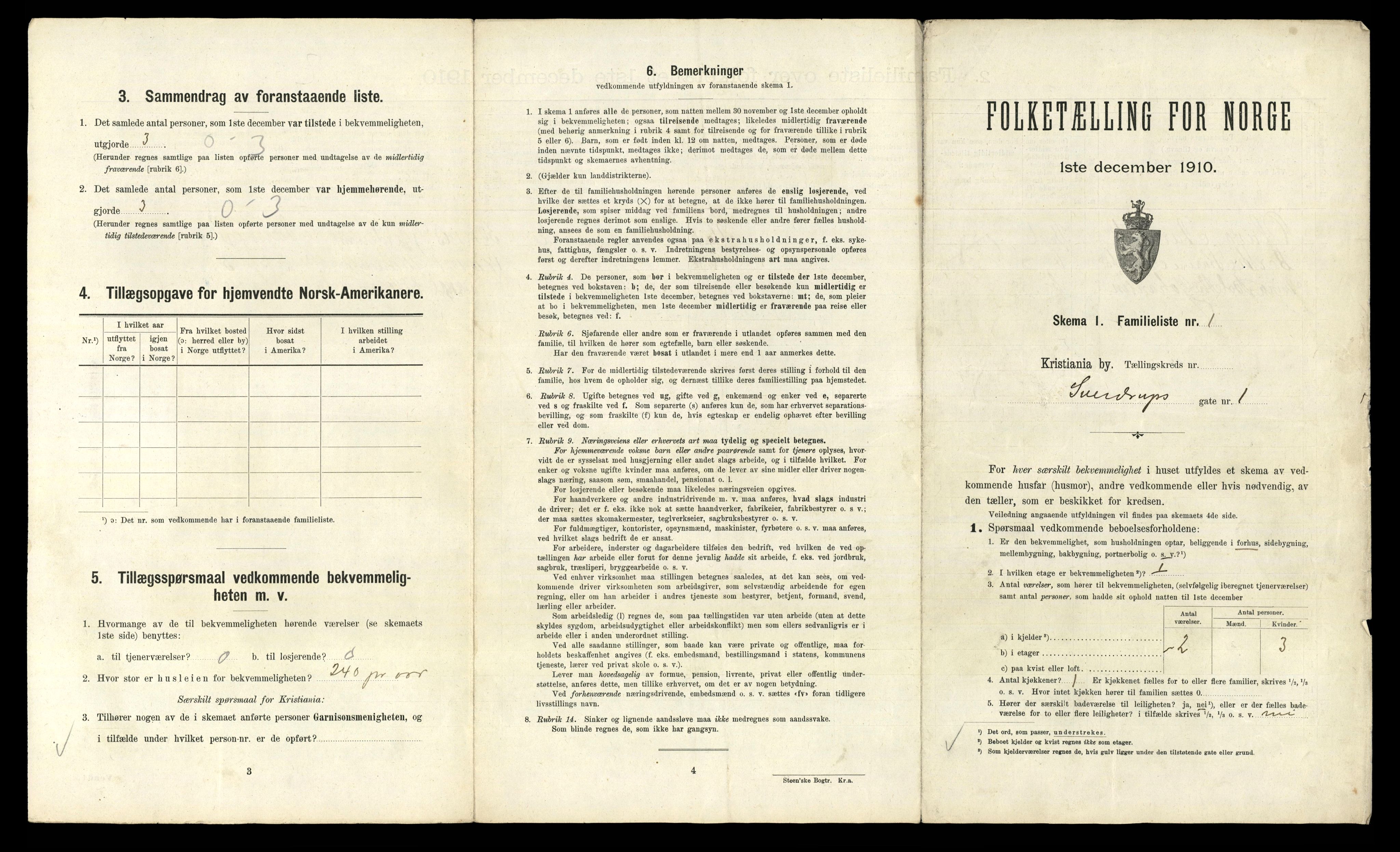 RA, 1910 census for Kristiania, 1910, p. 100587