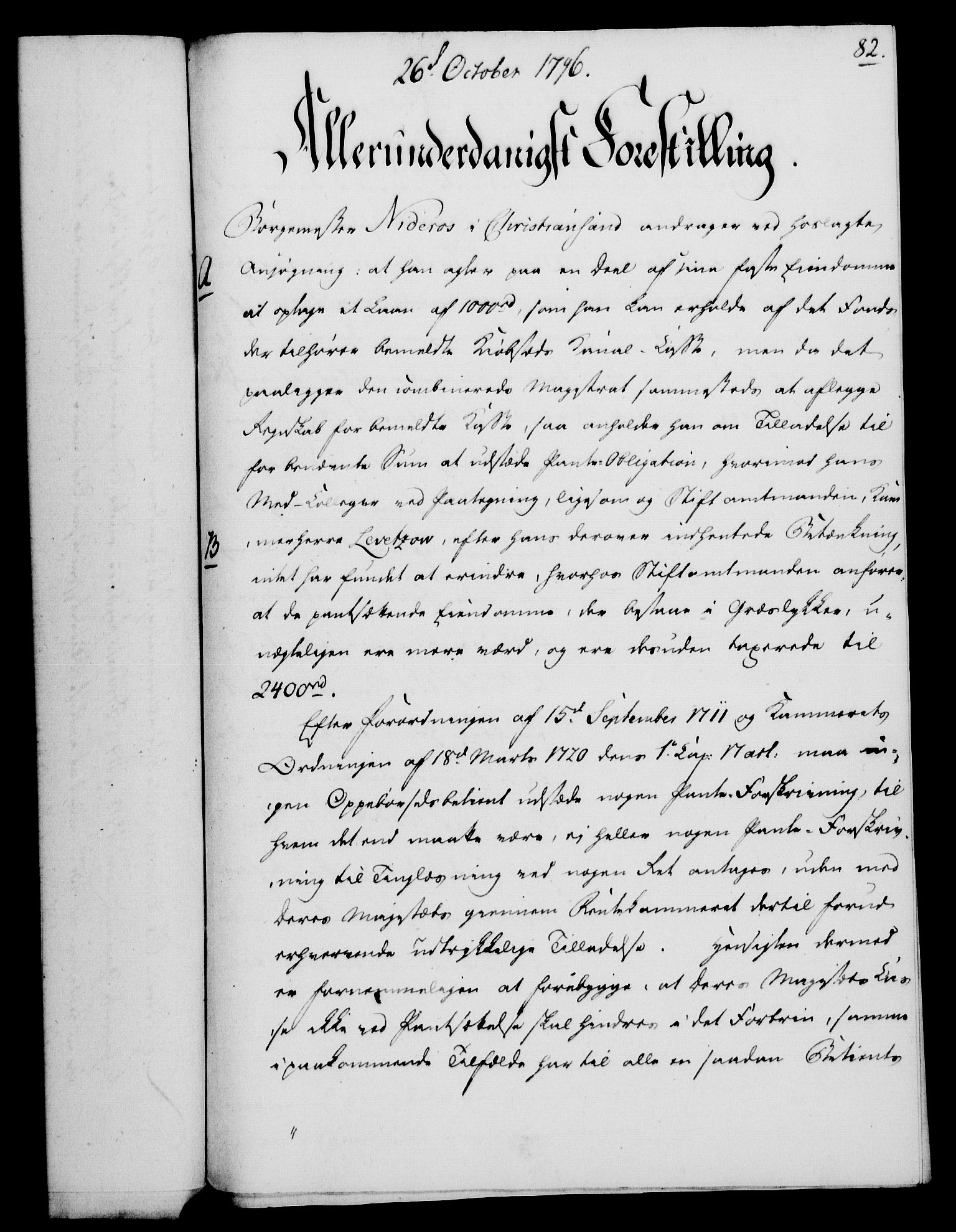 Rentekammeret, Kammerkanselliet, AV/RA-EA-3111/G/Gf/Gfa/L0078: Norsk relasjons- og resolusjonsprotokoll (merket RK 52.78), 1796, p. 431