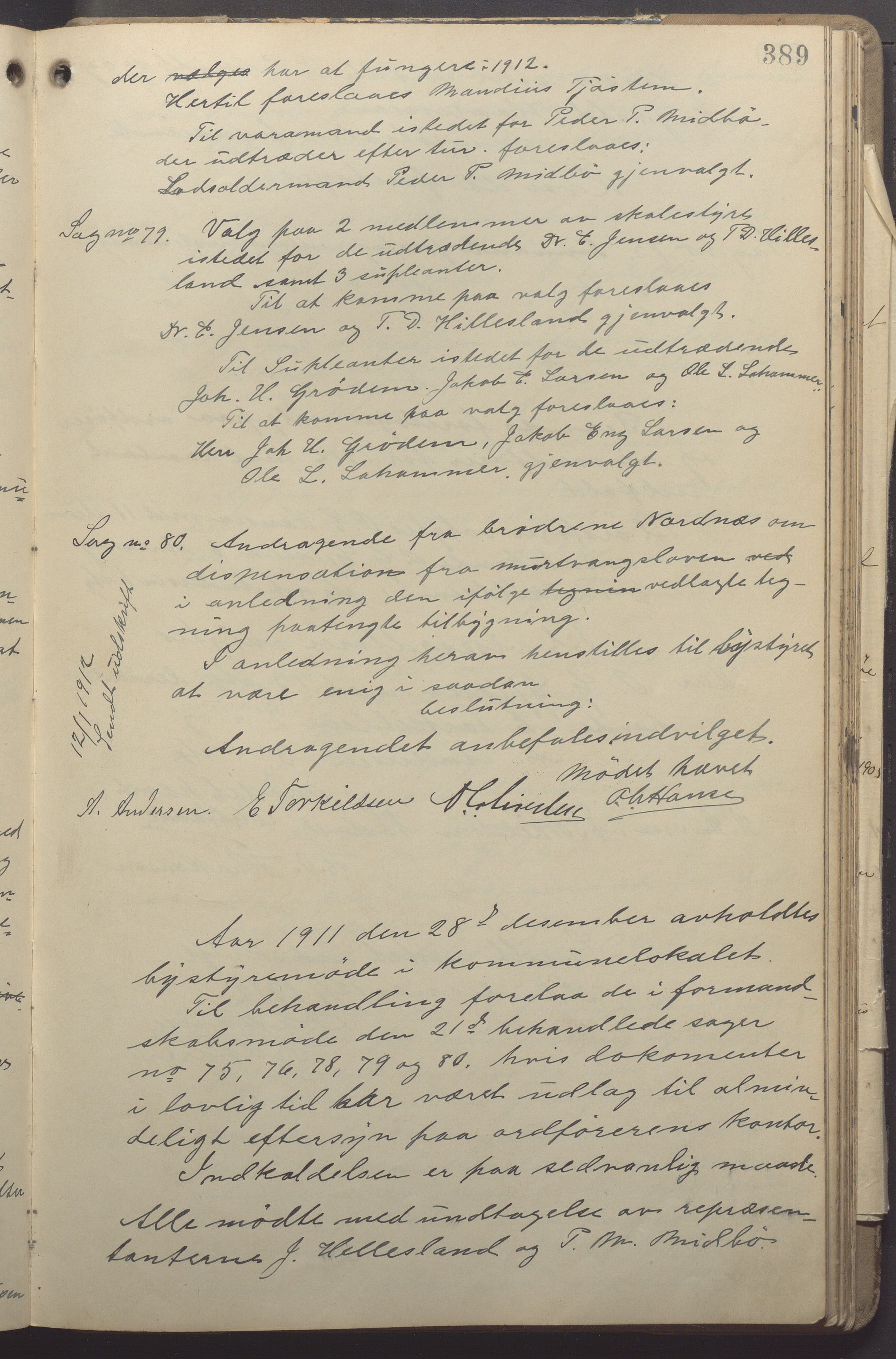 Skudeneshavn kommune - Formannskapet, IKAR/A-361/Aa/L0003: Møtebok, 1903-1913, p. 389