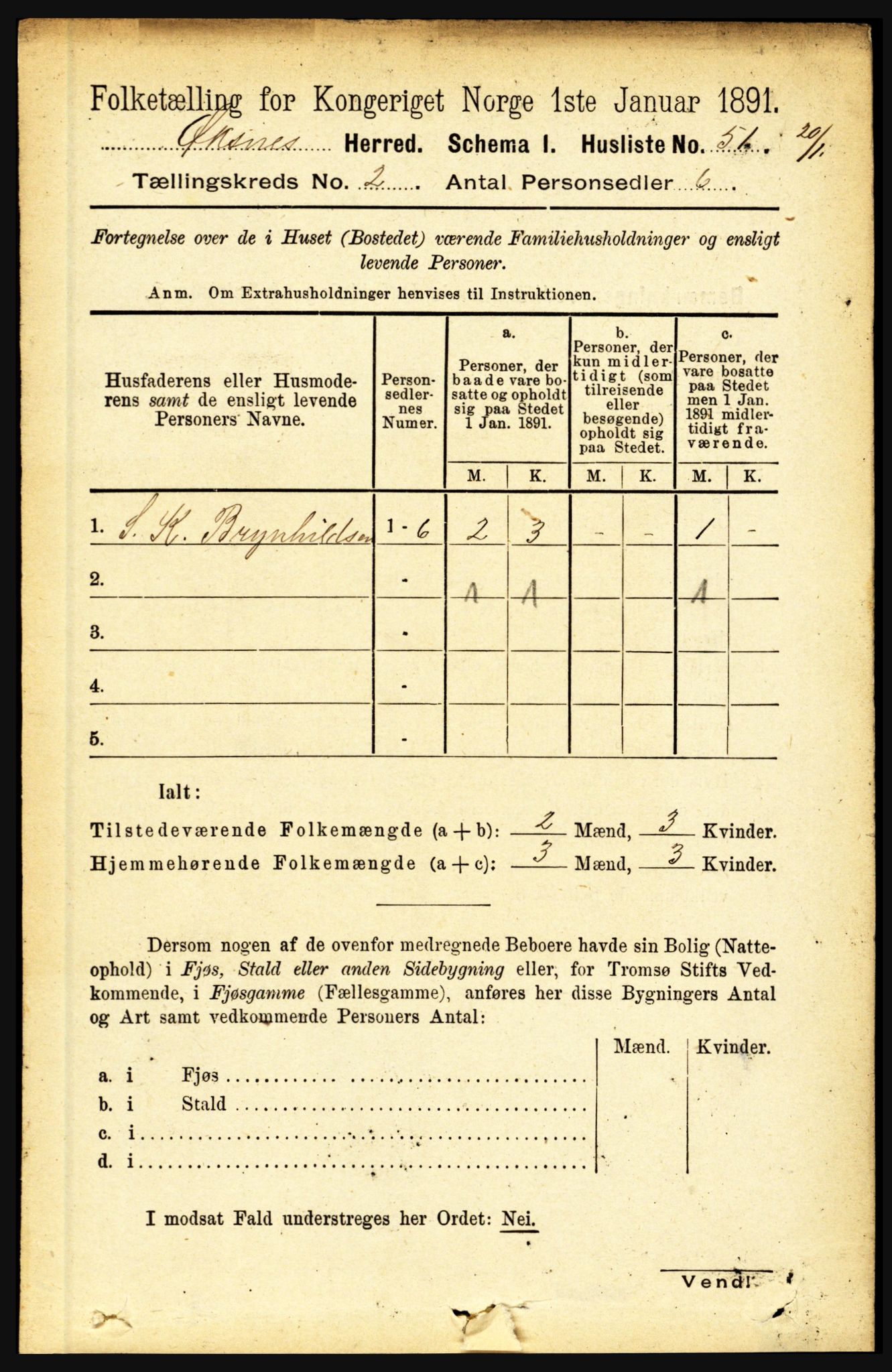 RA, 1891 census for 1868 Øksnes, 1891, p. 650