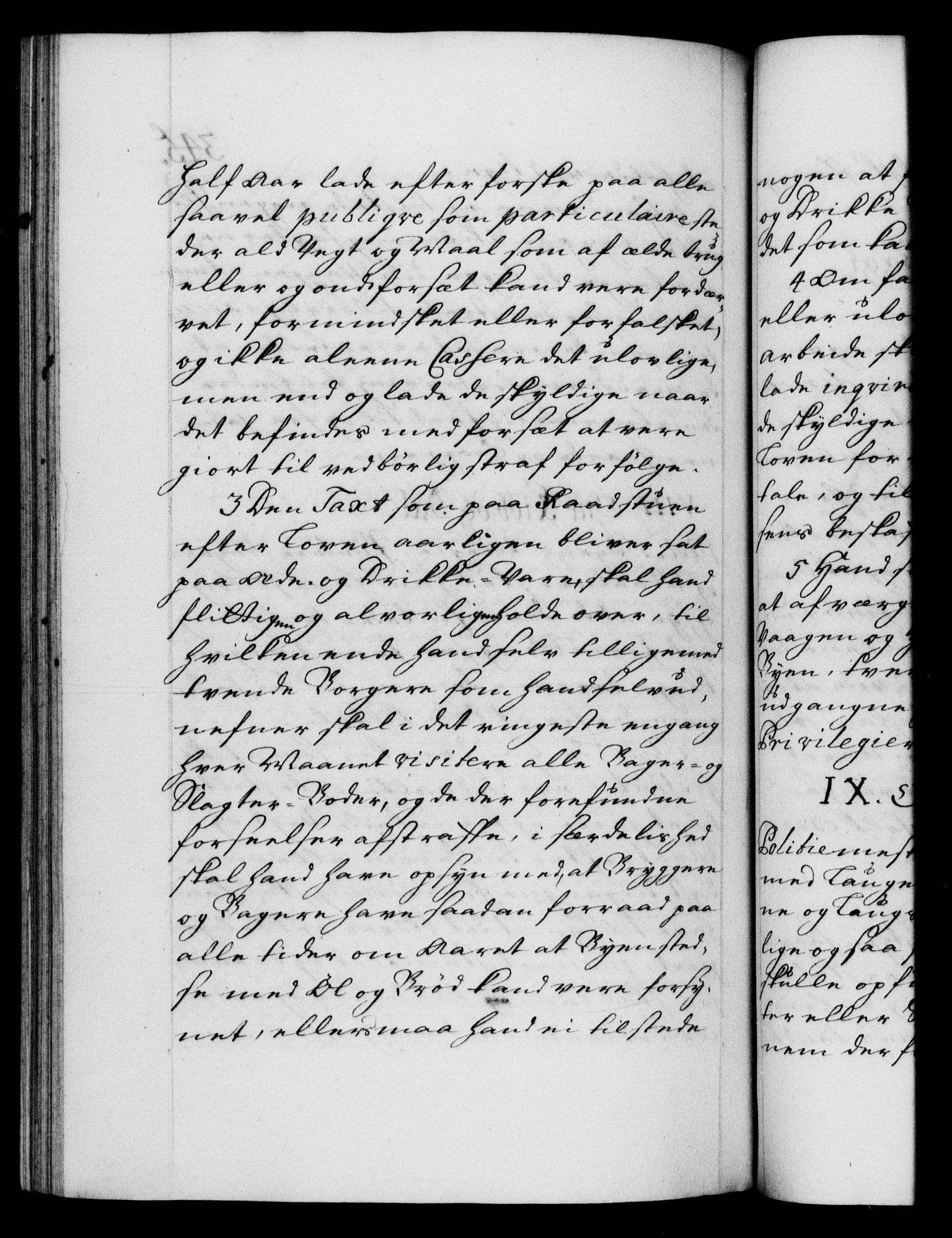 Danske Kanselli 1572-1799, AV/RA-EA-3023/F/Fc/Fca/Fcaa/L0020: Norske registre, 1708-1711, p. 345b