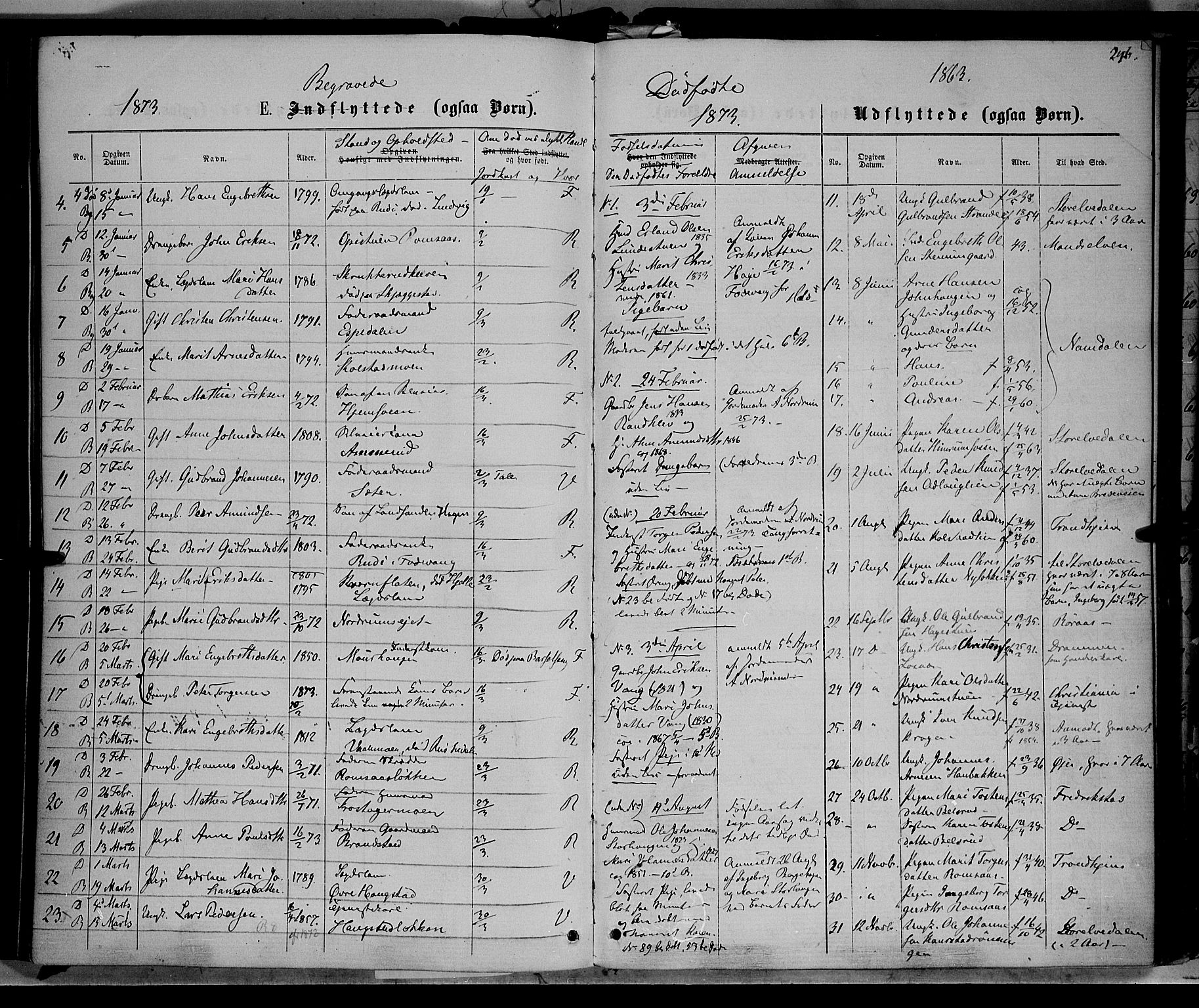 Ringebu prestekontor, SAH/PREST-082/H/Ha/Haa/L0007: Parish register (official) no. 7, 1860-1877, p. 296