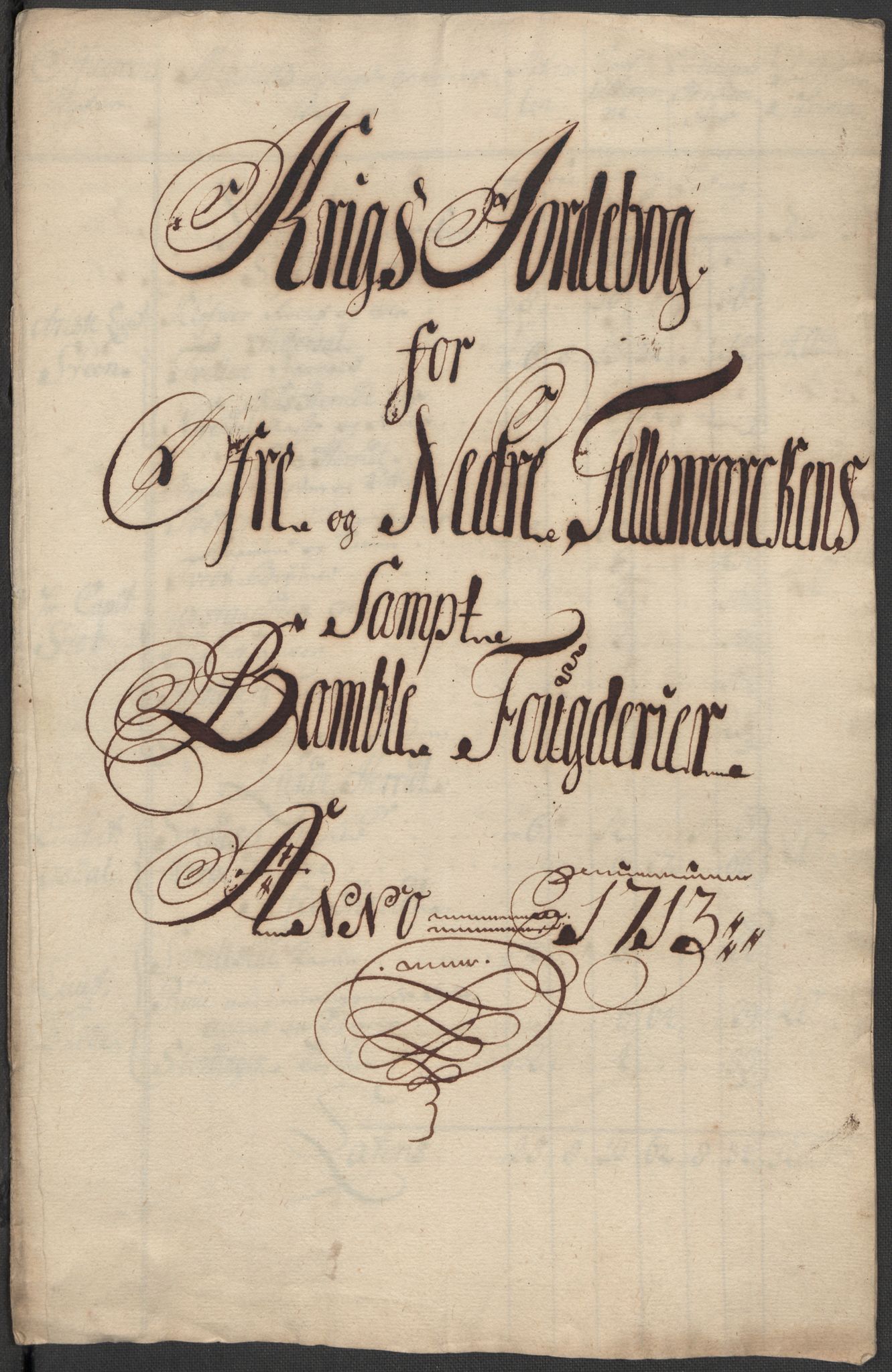 Rentekammeret inntil 1814, Reviderte regnskaper, Fogderegnskap, RA/EA-4092/R36/L2125: Fogderegnskap Øvre og Nedre Telemark og Bamble, 1713, p. 144