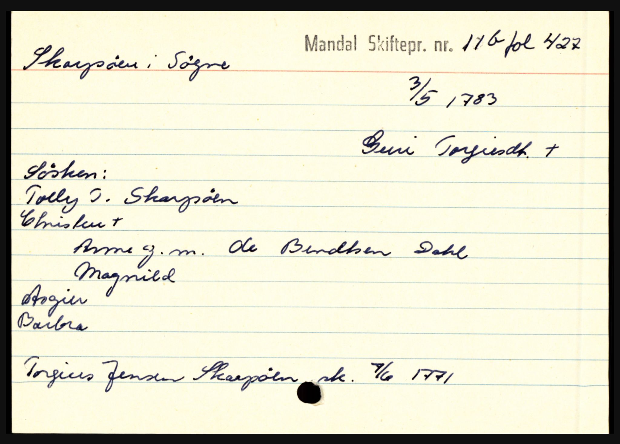 Mandal sorenskriveri, AV/SAK-1221-0005/001/H, p. 20008