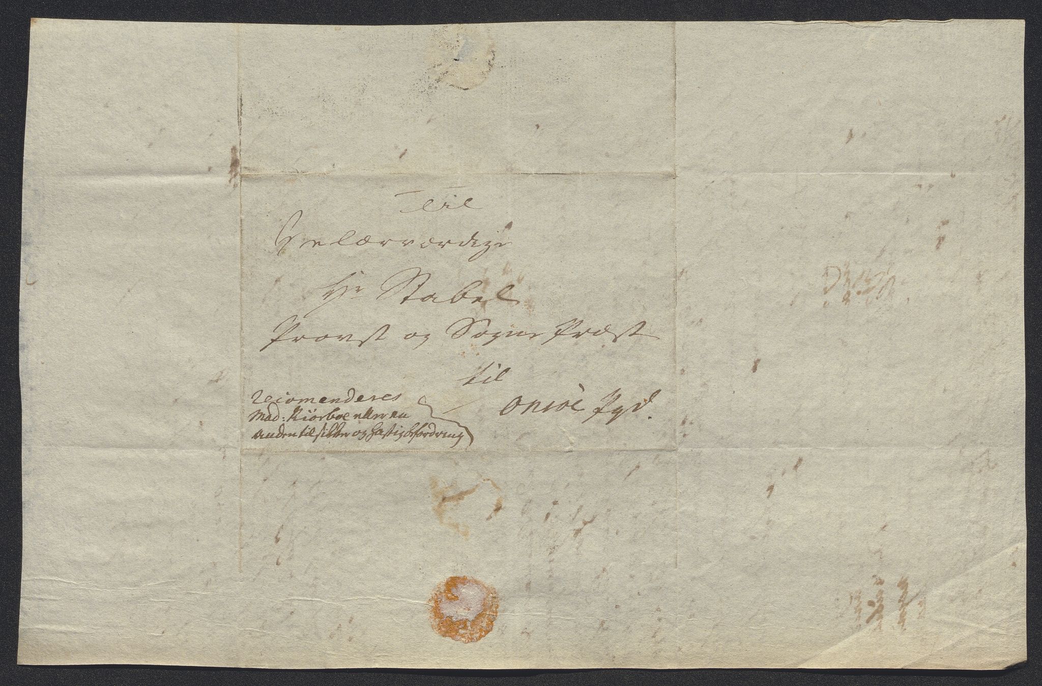 Kristiania tukthus, AV/SAO-A-10644/A/Ad/Adc/L0001: Innkomne skriv, 1740-1789, p. 392