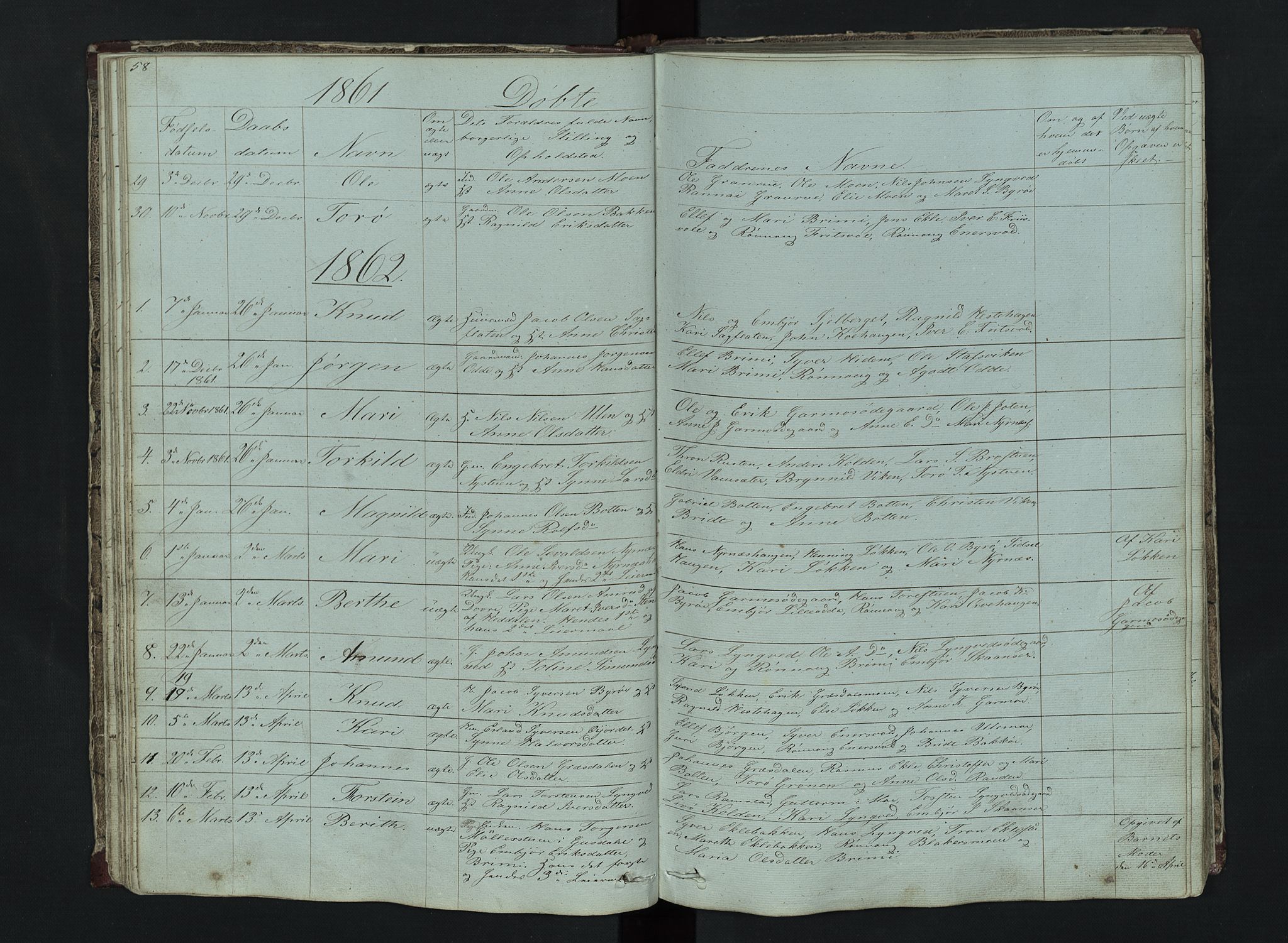 Lom prestekontor, AV/SAH-PREST-070/L/L0014: Parish register (copy) no. 14, 1845-1876, p. 58-59