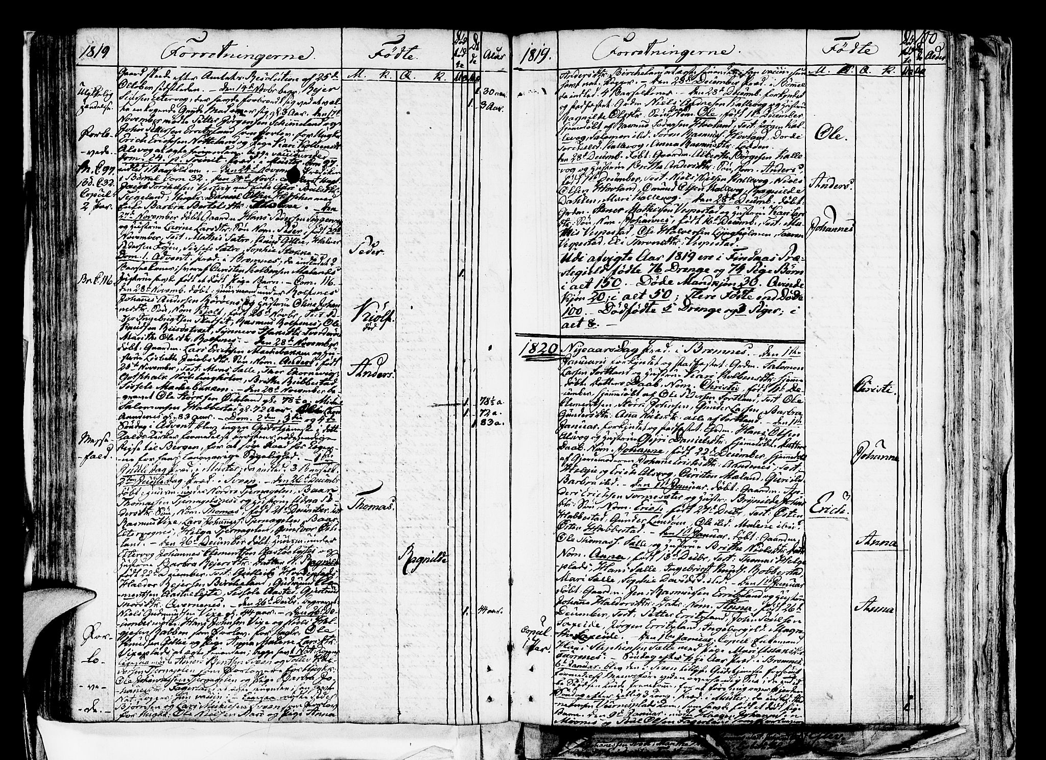 Finnås sokneprestembete, SAB/A-99925/H/Ha/Haa/Haaa/L0004: Parish register (official) no. A 4, 1804-1830, p. 100