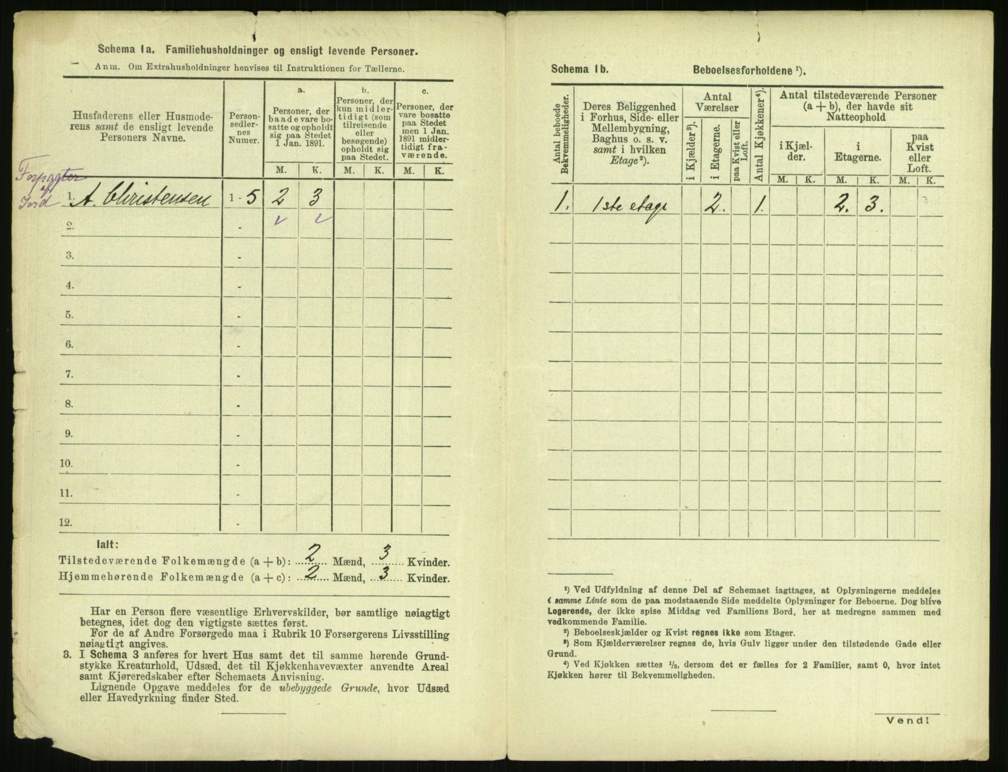 RA, 1891 census for 0301 Kristiania, 1891, p. 142093