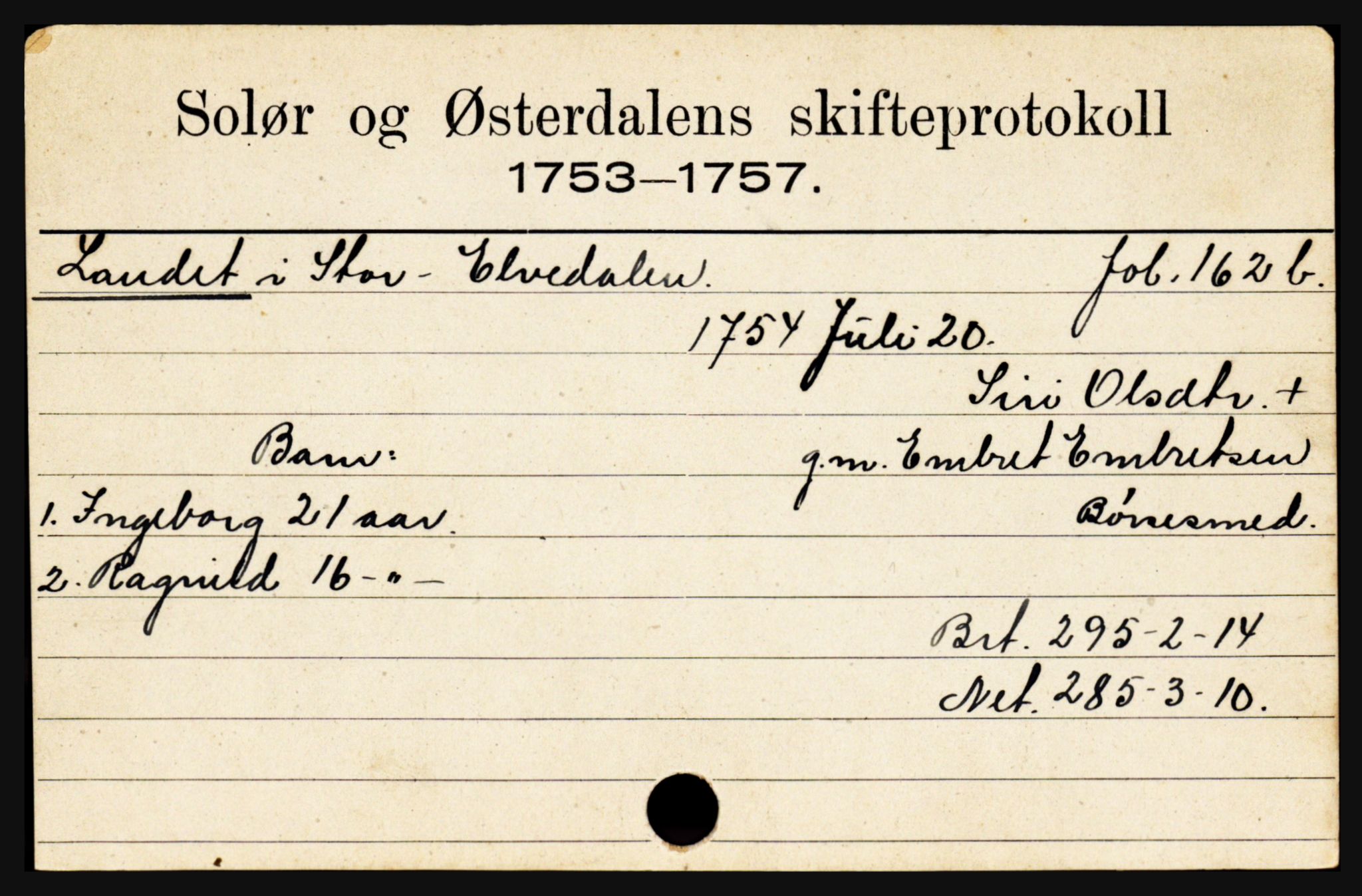 Solør og Østerdalen sorenskriveri, SAH/TING-024/J, 1716-1774, p. 3301