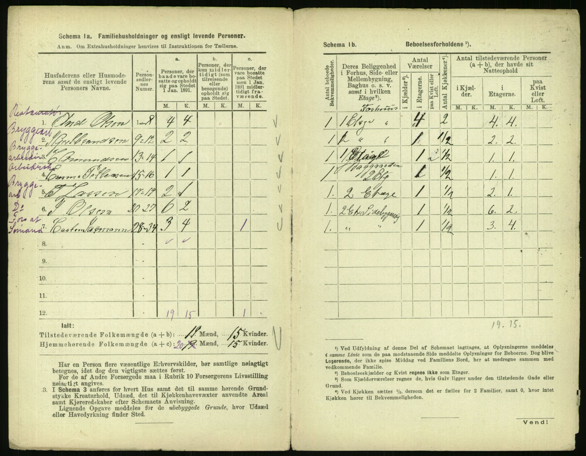 RA, 1891 census for 0301 Kristiania, 1891, p. 12363