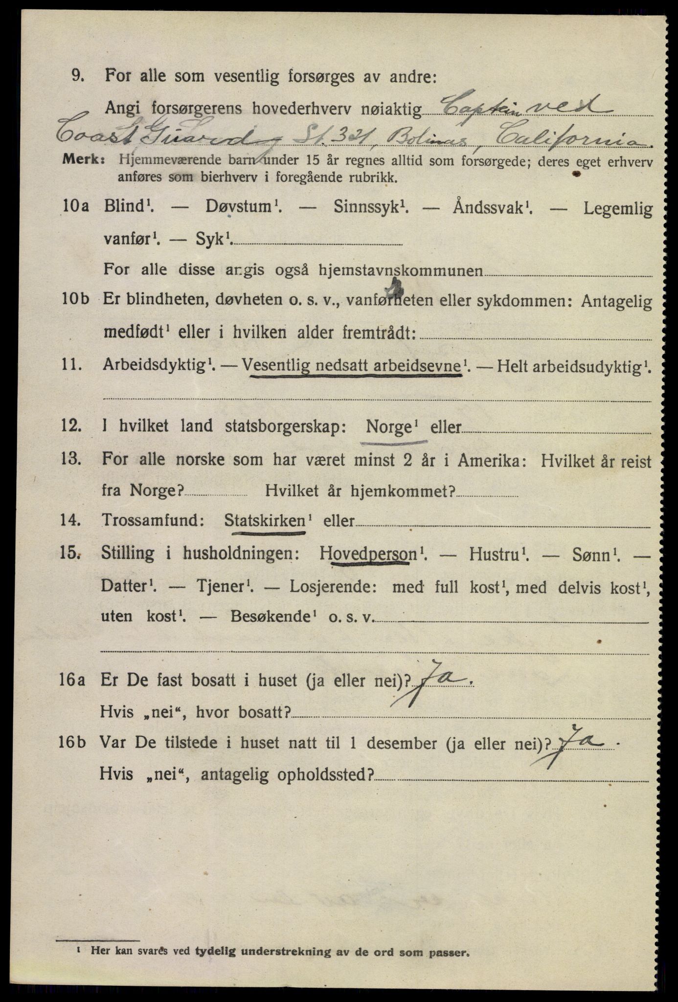 SAKO, 1920 census for Larvik, 1920, p. 13657