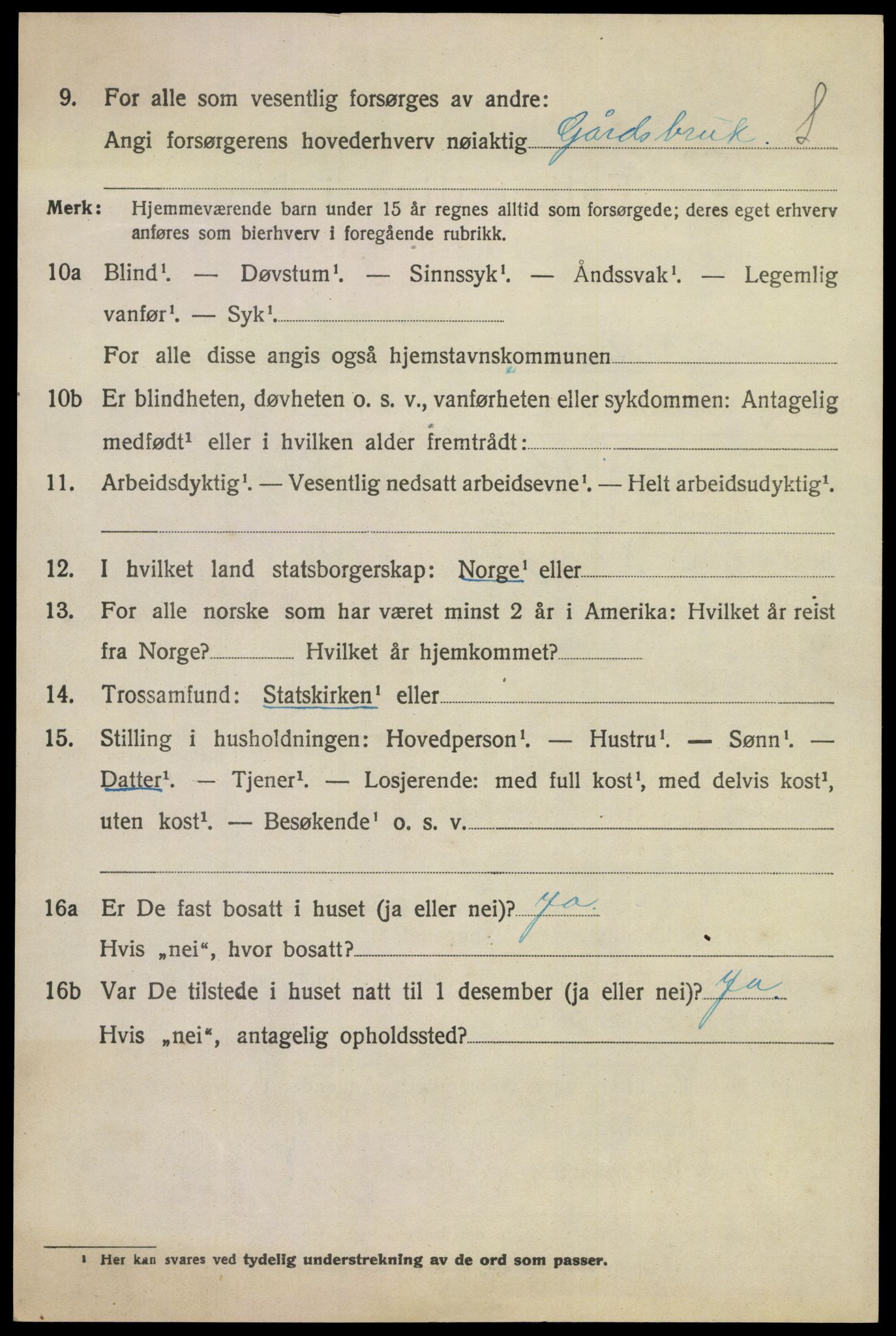 SAKO, 1920 census for Hedrum, 1920, p. 8816