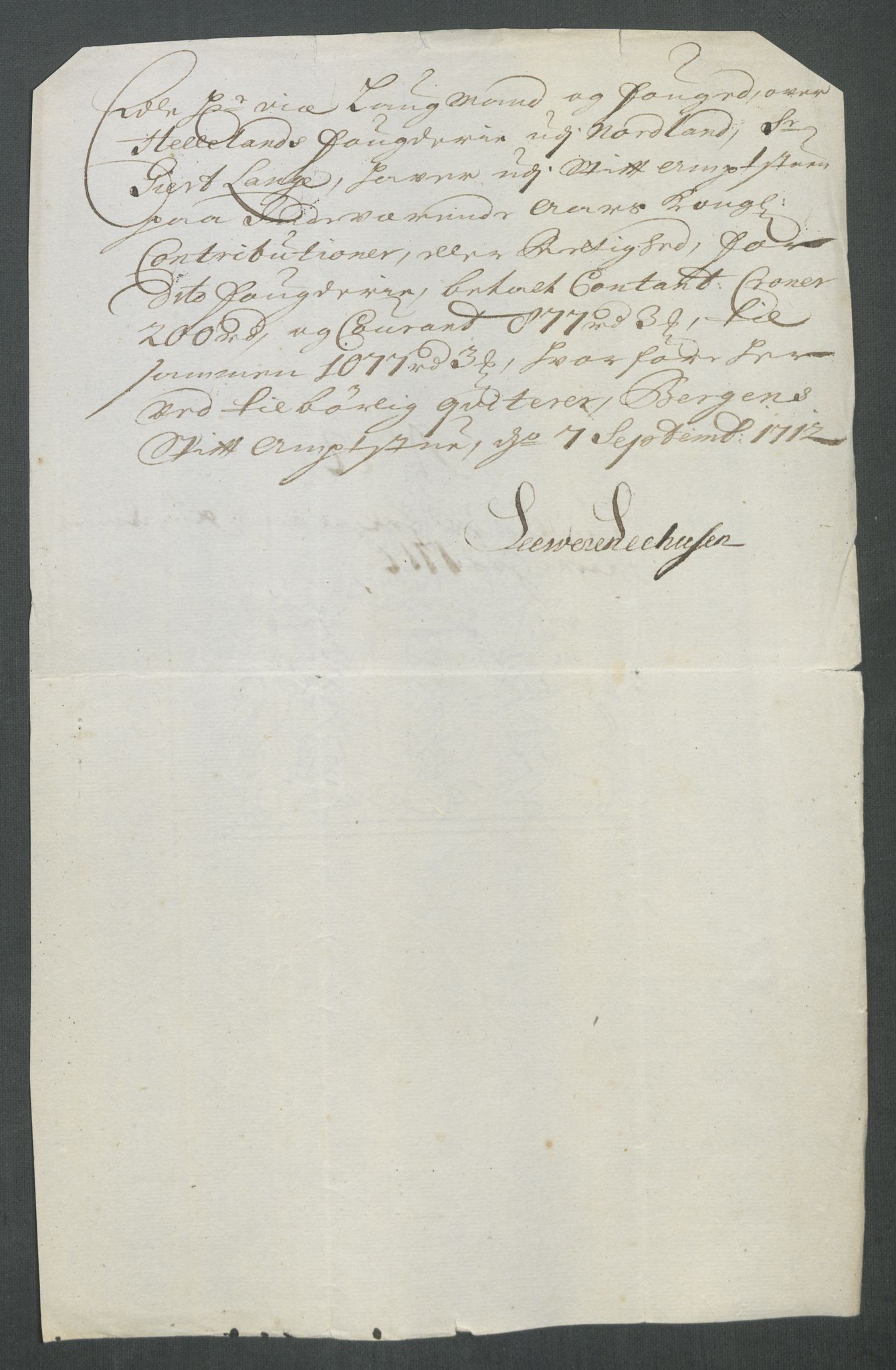 Rentekammeret inntil 1814, Reviderte regnskaper, Fogderegnskap, AV/RA-EA-4092/R65/L4512: Fogderegnskap Helgeland, 1712-1713, p. 164