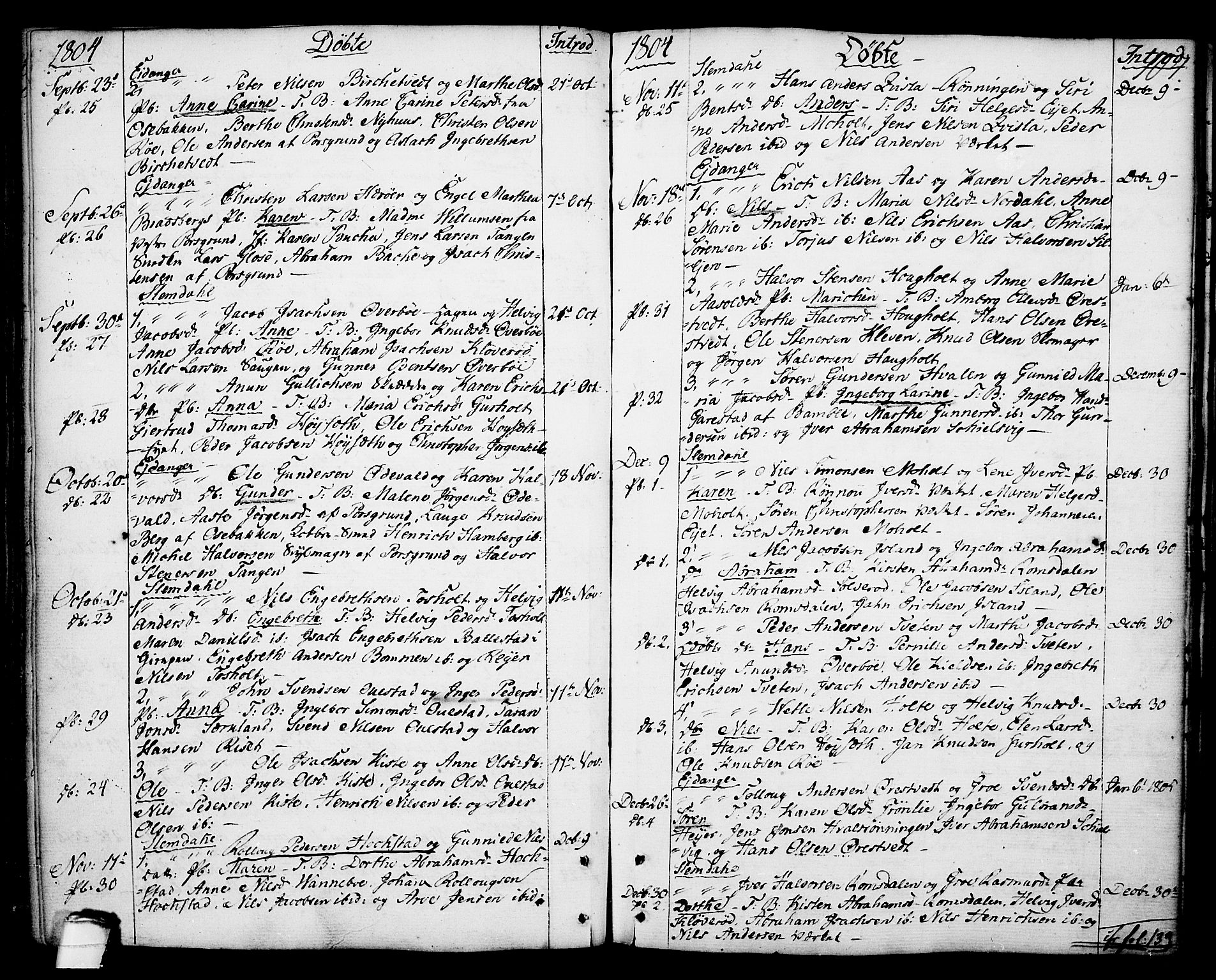Eidanger kirkebøker, SAKO/A-261/F/Fa/L0006: Parish register (official) no. 6, 1764-1814, p. 107