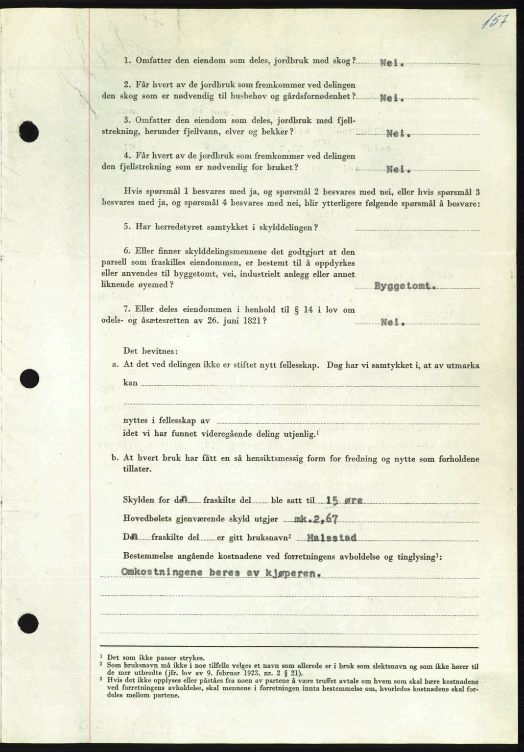 Nordmøre sorenskriveri, AV/SAT-A-4132/1/2/2Ca: Mortgage book no. A116, 1950-1950, Diary no: : 2740/1950