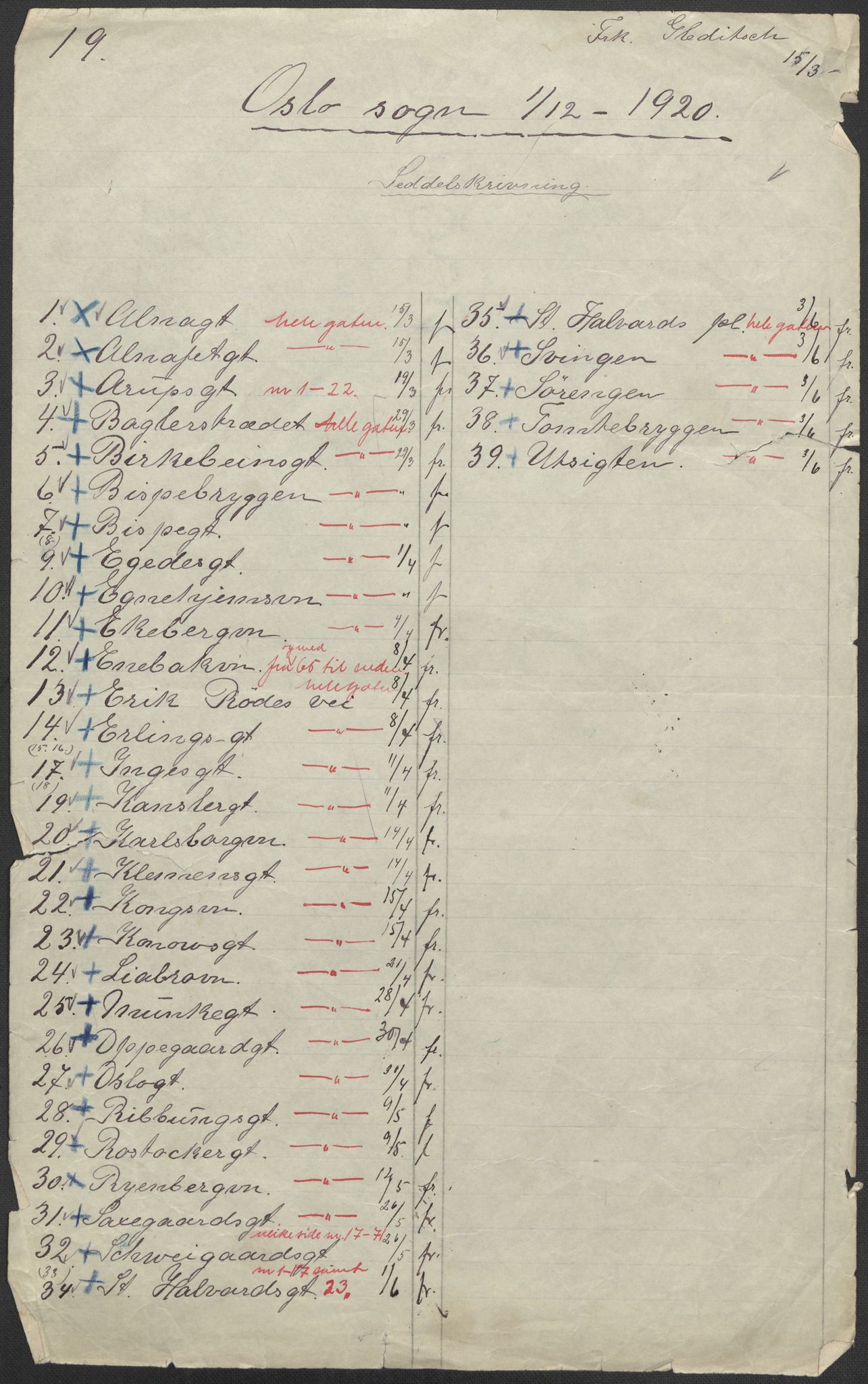 SAO, 1920 census for Kristiania, 1920, p. 69