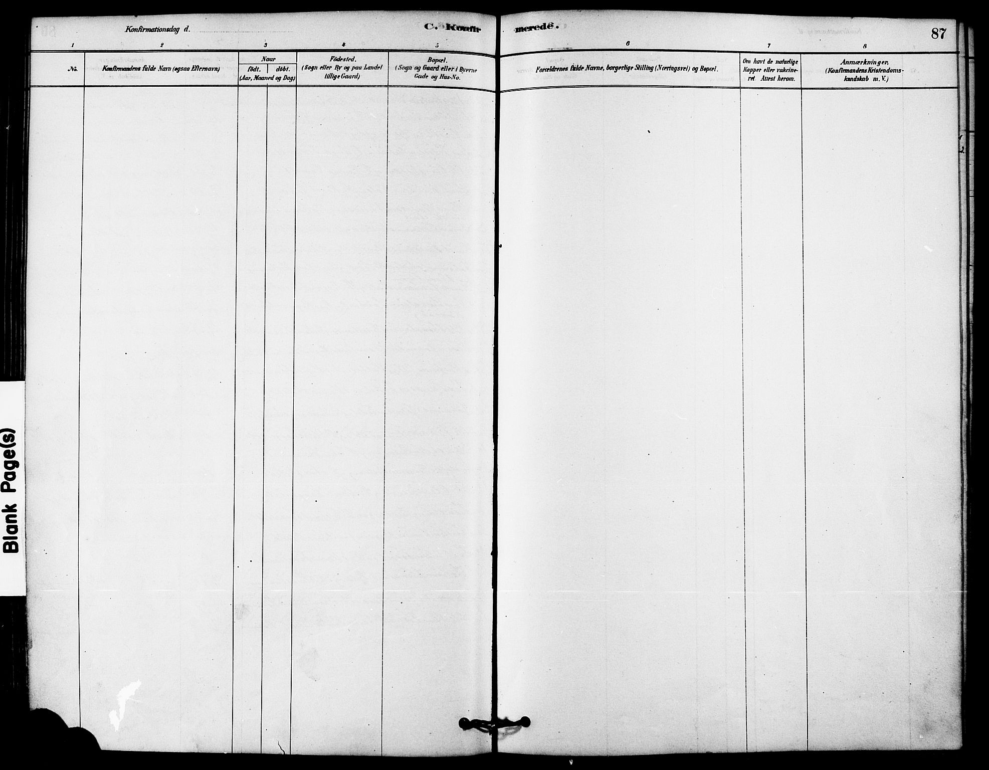 Ministerialprotokoller, klokkerbøker og fødselsregistre - Møre og Romsdal, AV/SAT-A-1454/578/L0906: Parish register (official) no. 578A05, 1878-1886, p. 87